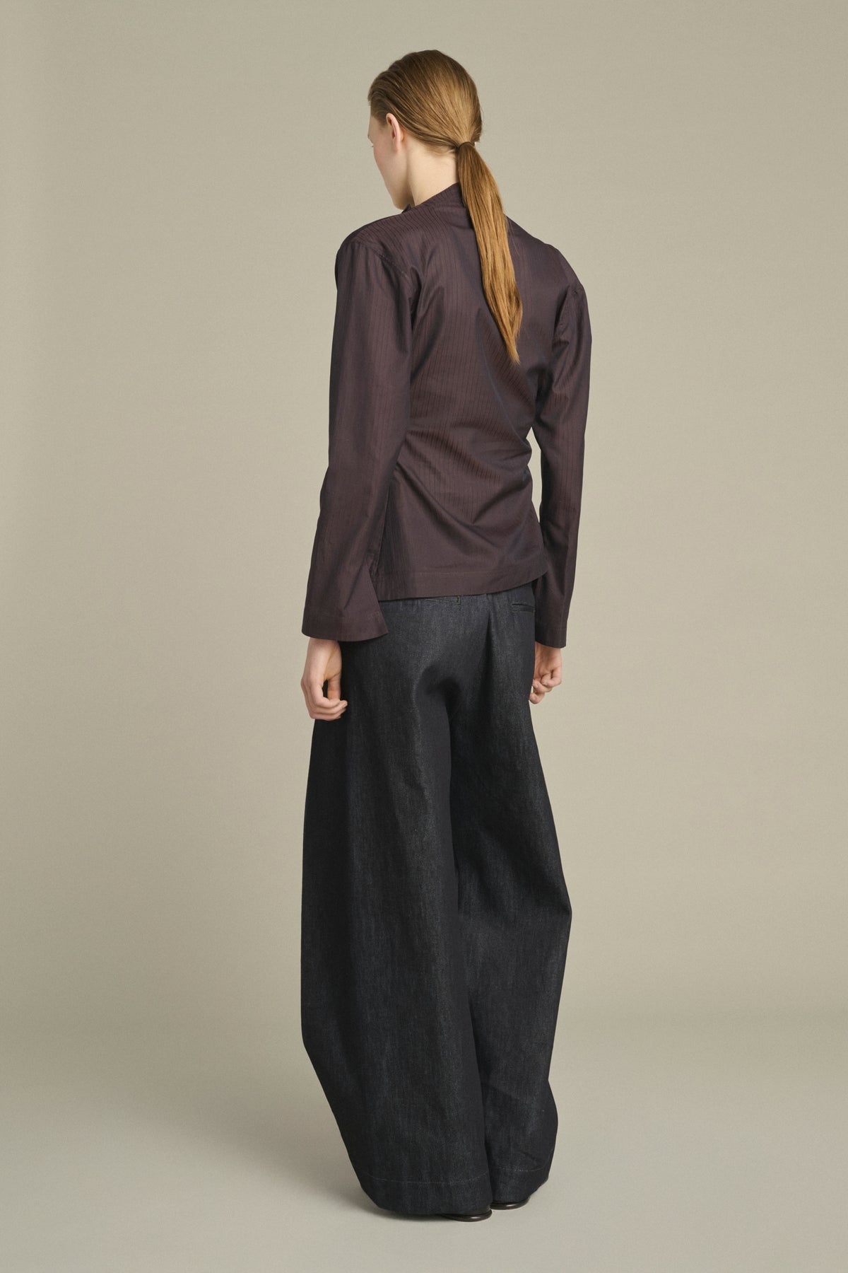 Blouse Lana - Figue/Marron - Coton - Femme vue 3