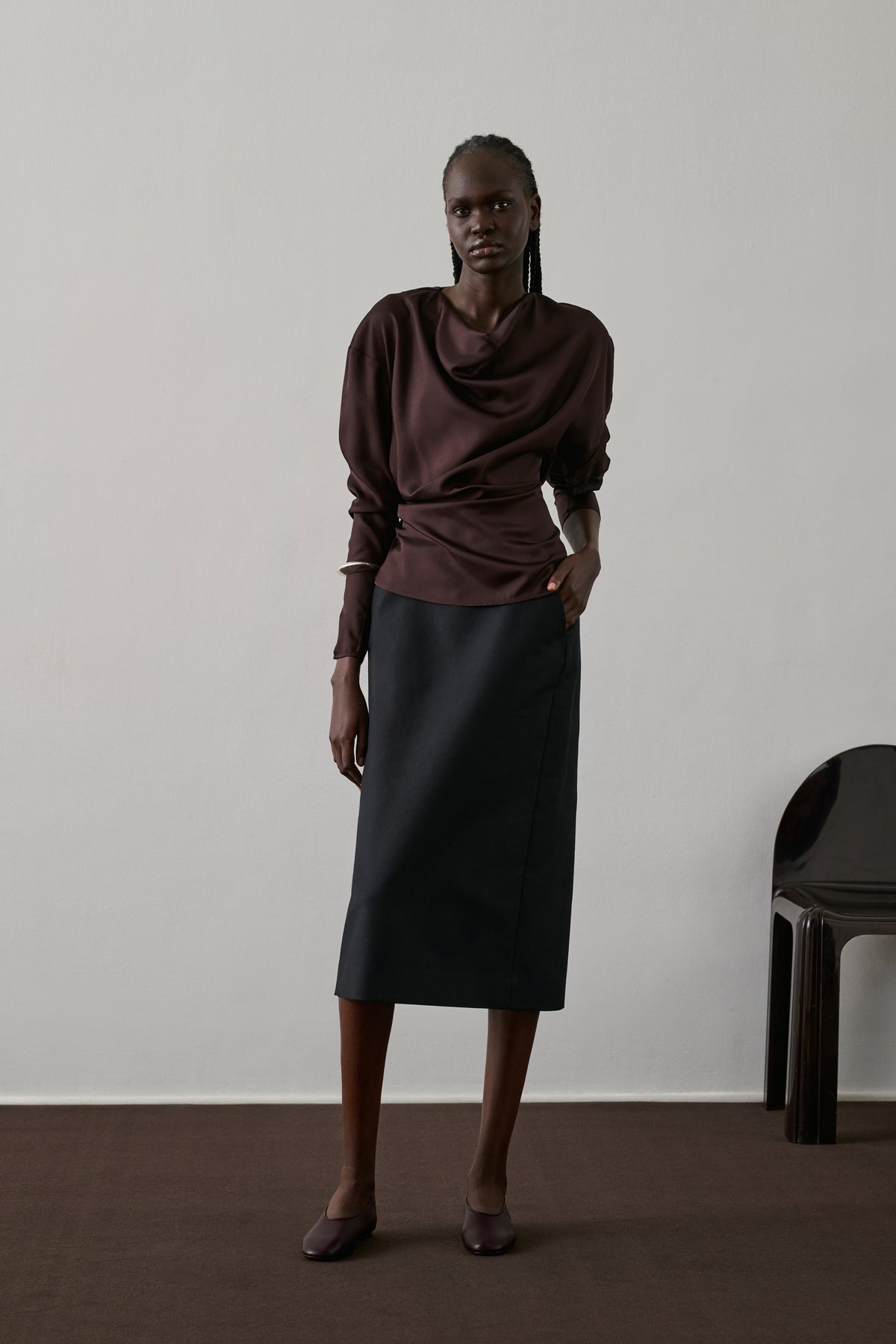 Blouse Fresia - Prune - Femme