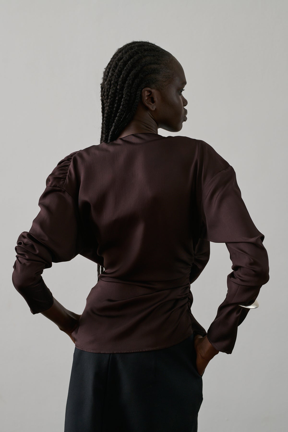 Blouse Fresia - Prune - Femme vue 2