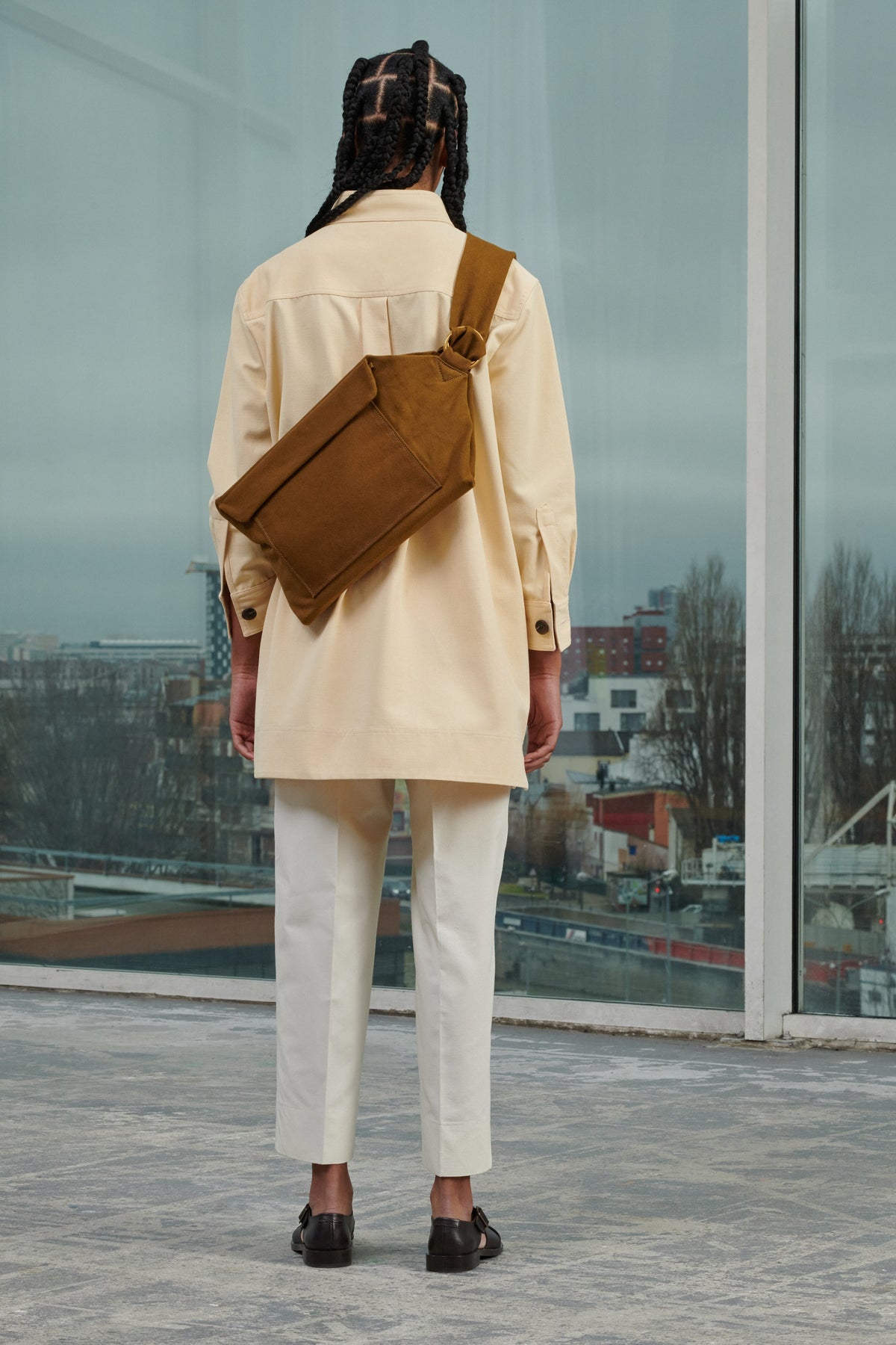 PANTALON SARAJEVO ECRU vue 2