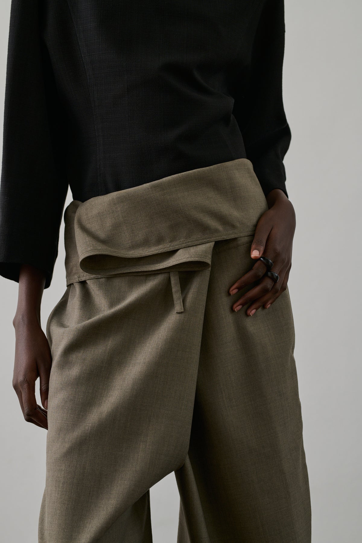 Trousers Aloe - Grey Green - Women