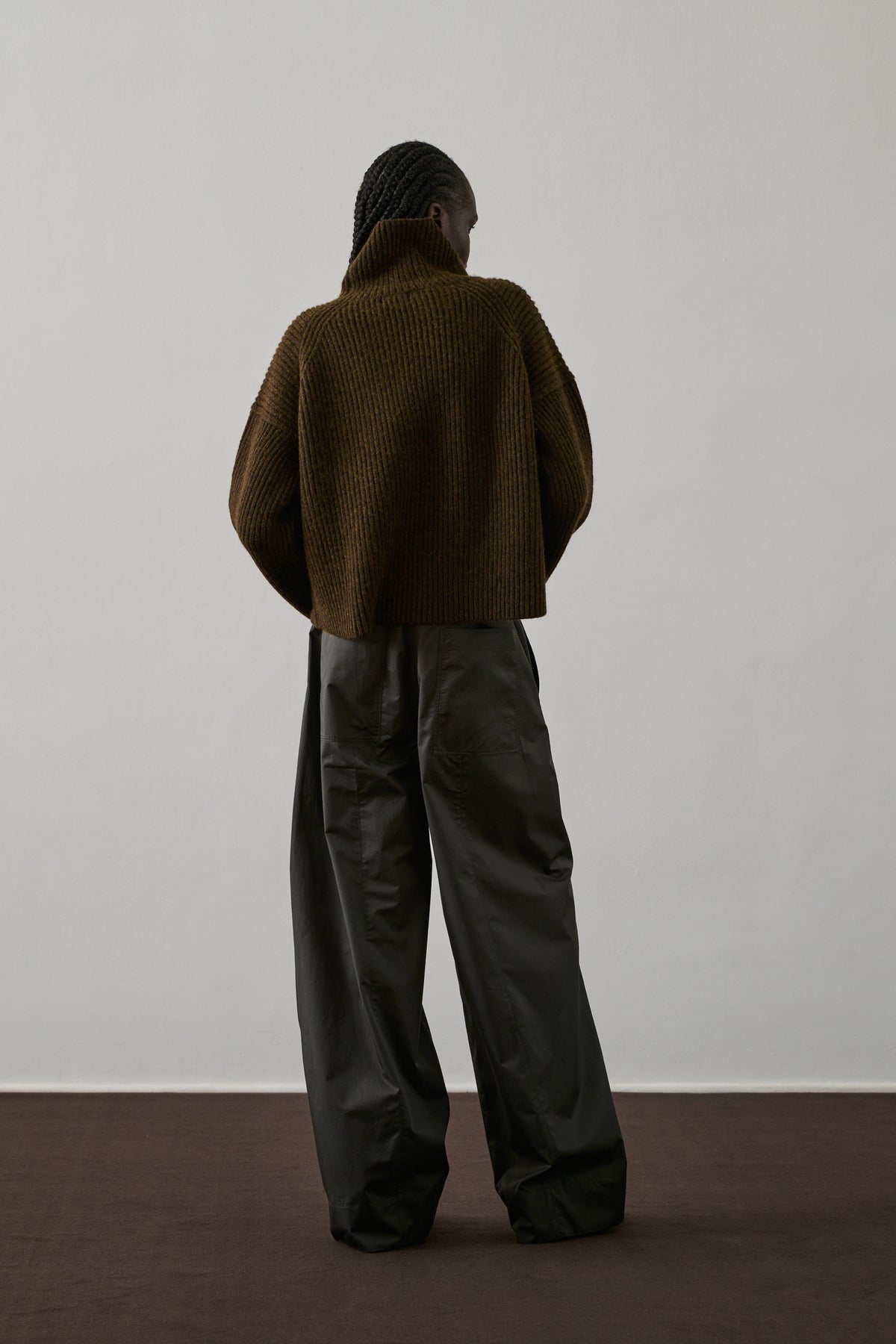 Pull Flynn - Marron Chiné - Laine - Femme vue 2