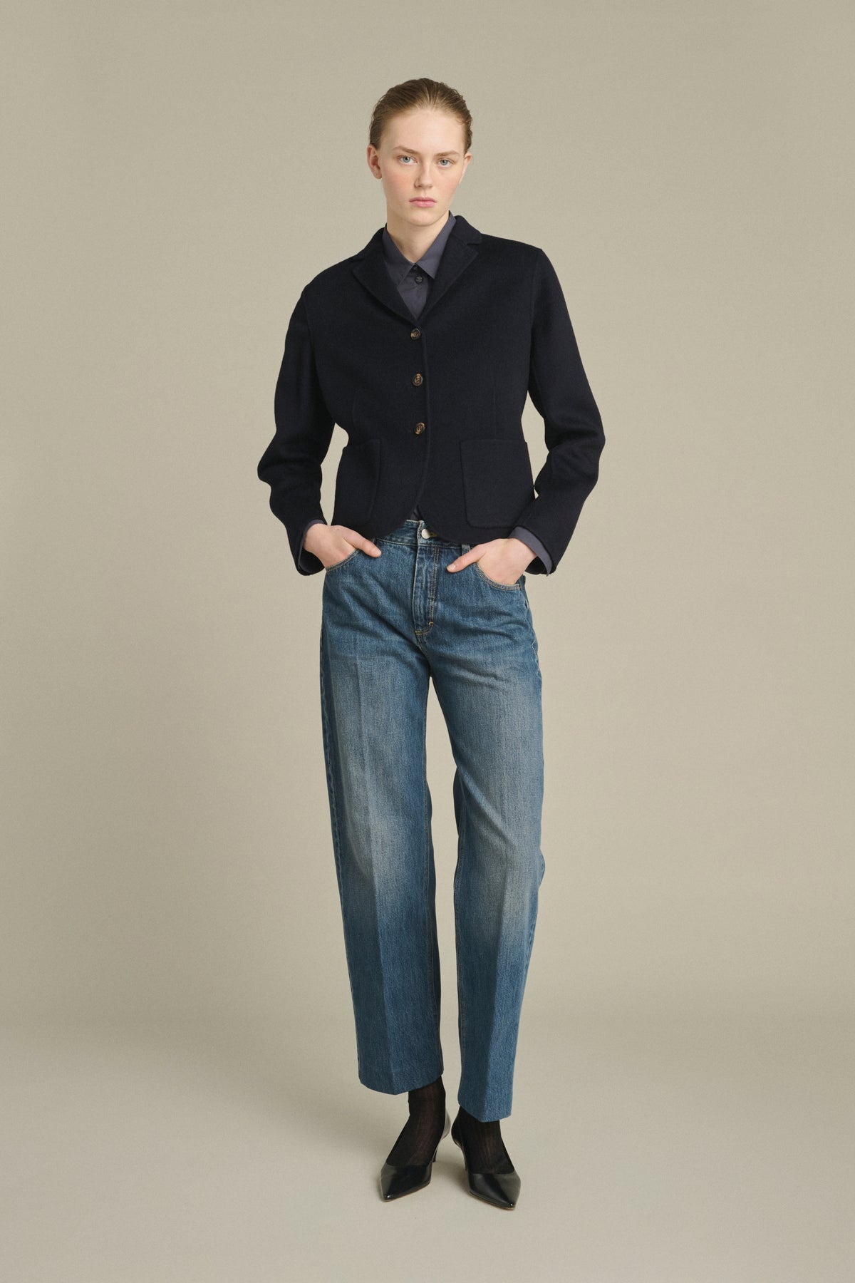 Veste Hespera - Deep Navy - Laine - Femme vue 1