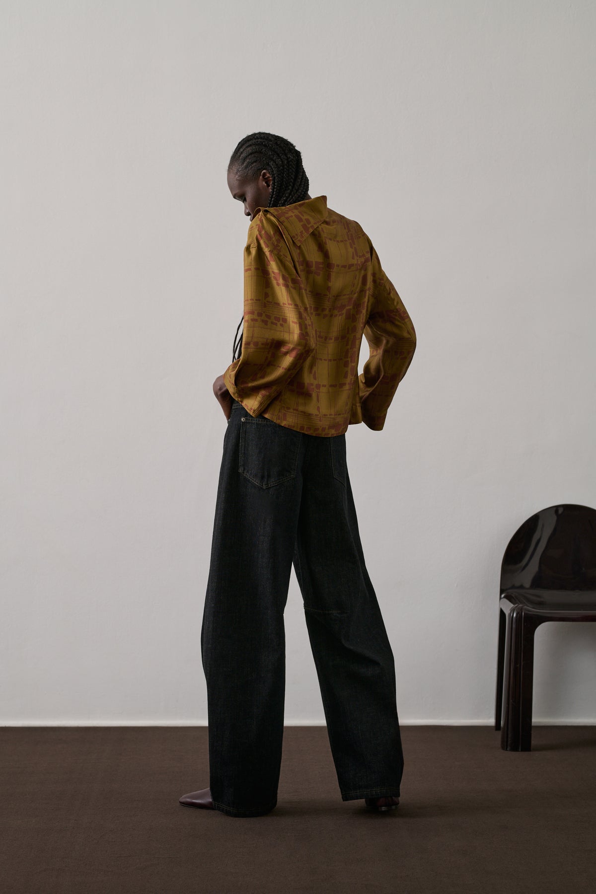 Figari Blouse - Bronze/Rust - Silk - Women