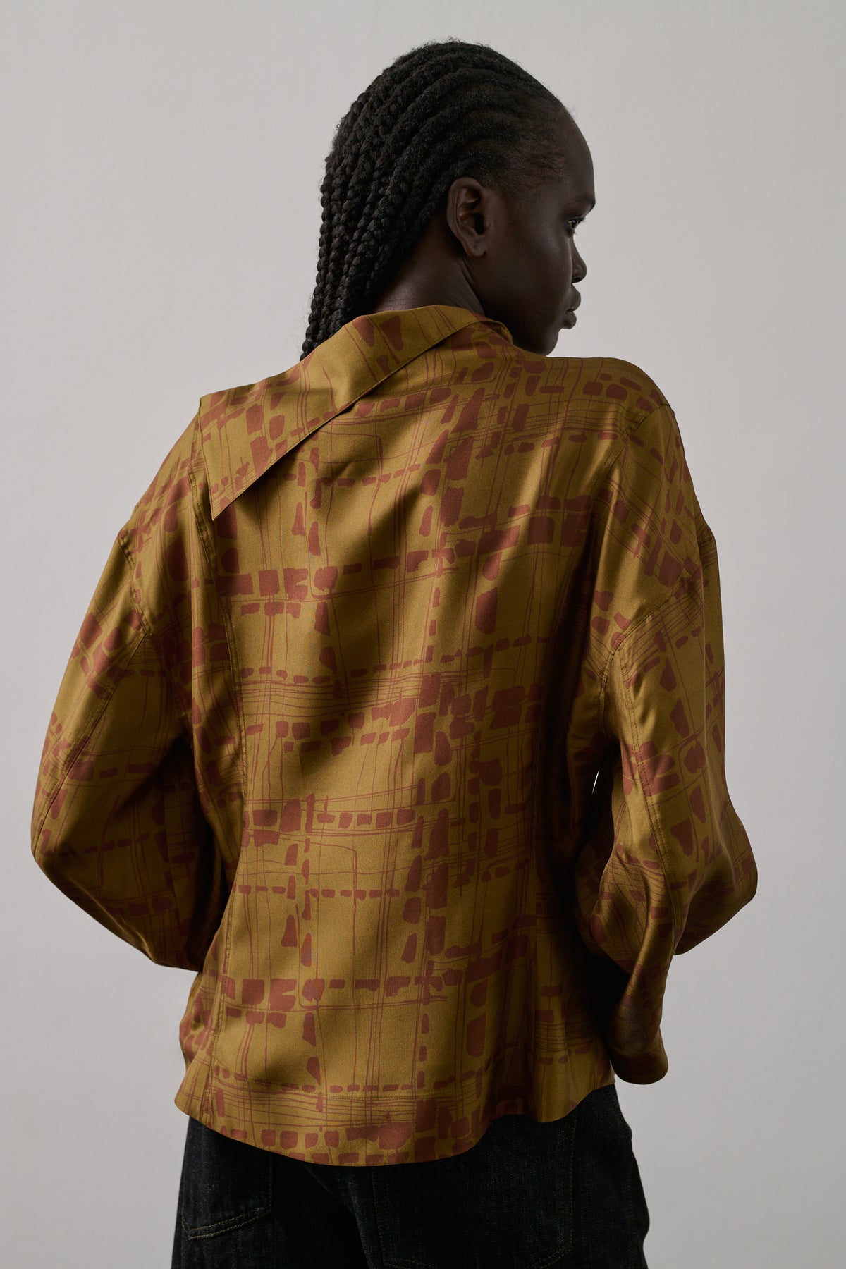 Figari Blouse - Bronze/Rust - Silk - Women