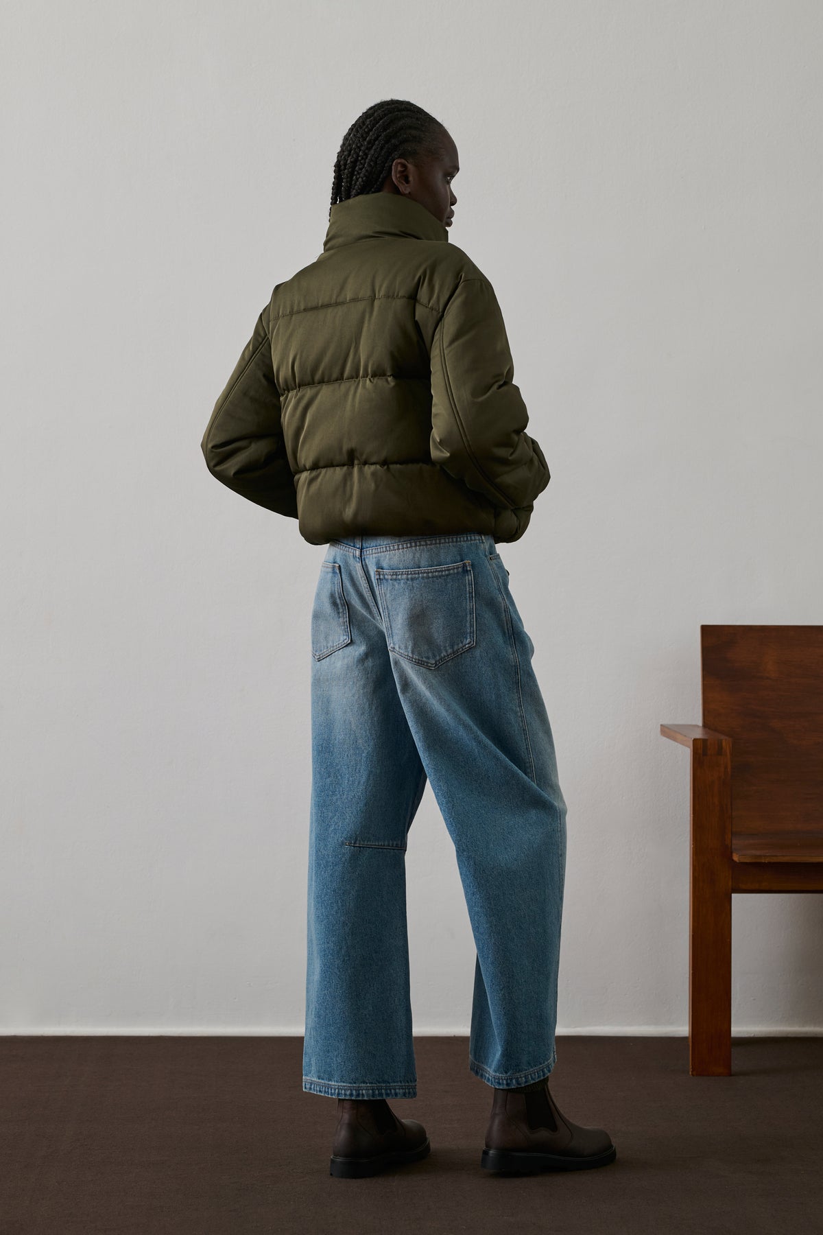 Flore puffer jacket - Khaki - Women