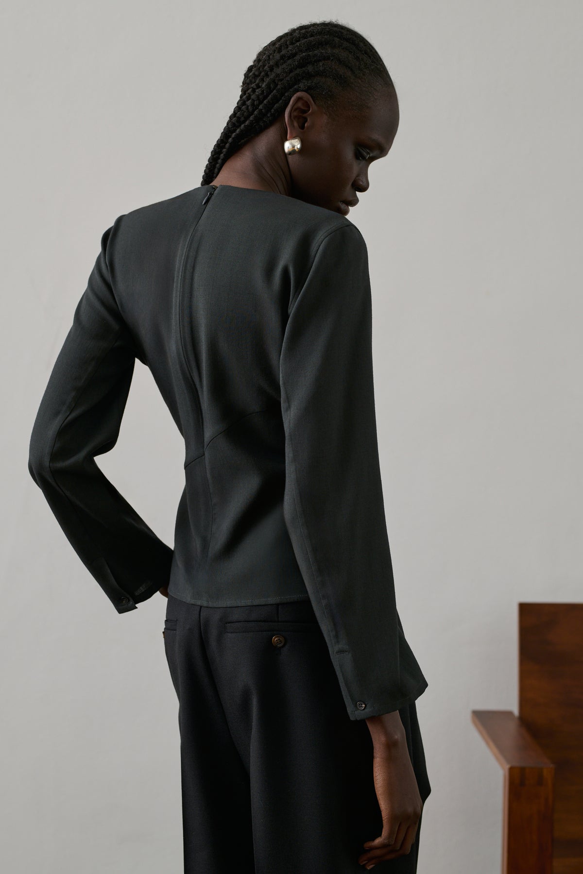 Blouse Fidele - Gris Anthracite - Femme vue 3