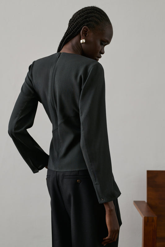 Blusa Fidele - Gris Antracita - Mujer