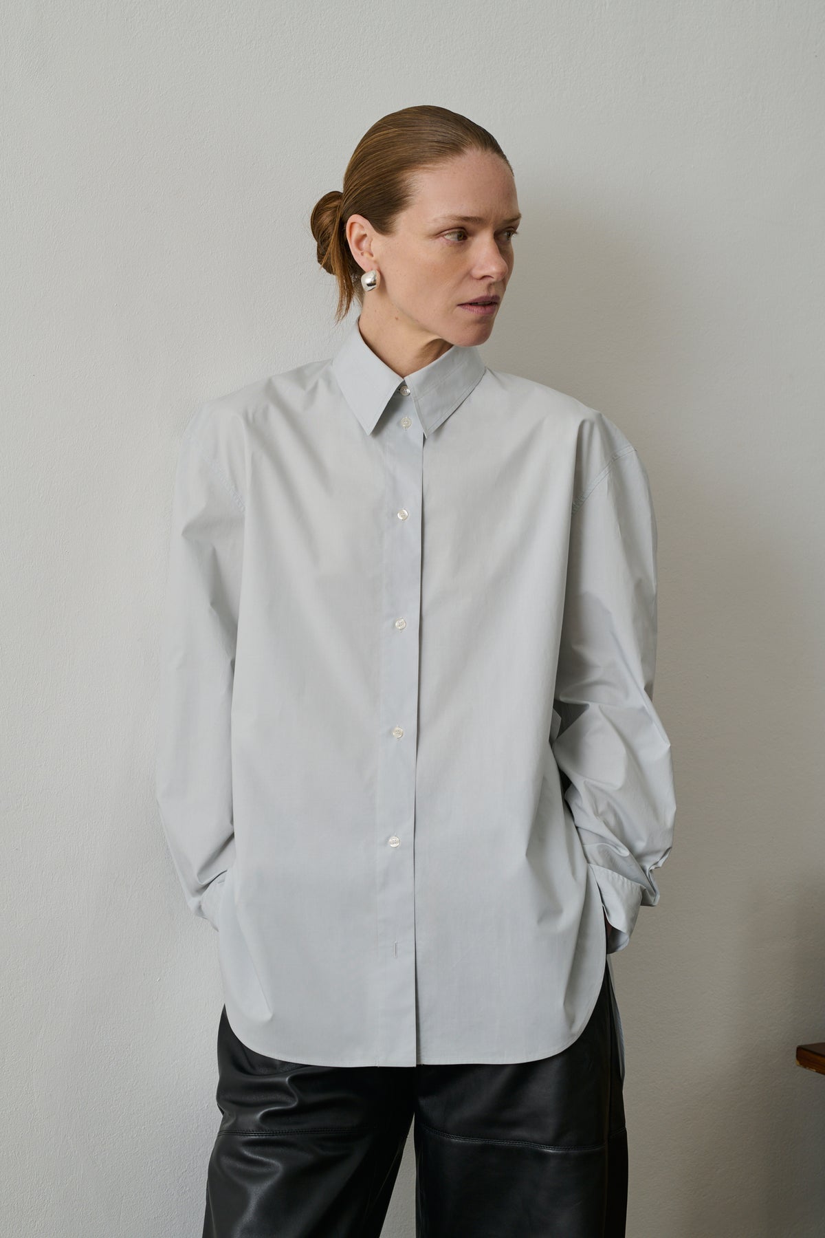 Chemise Grenade - Bleu Ciel - Coton - Femme