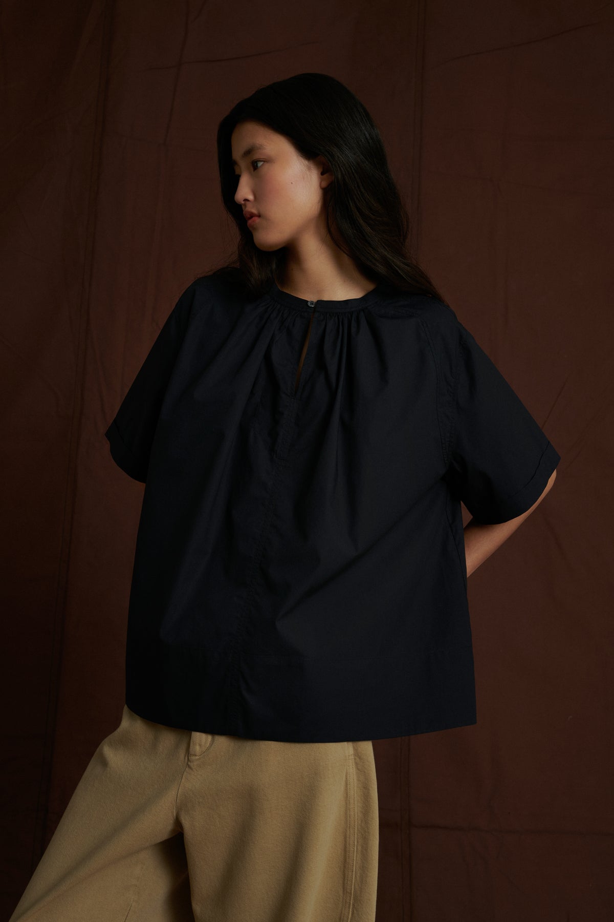 Arlette Shirt - Black - Cotton - Women