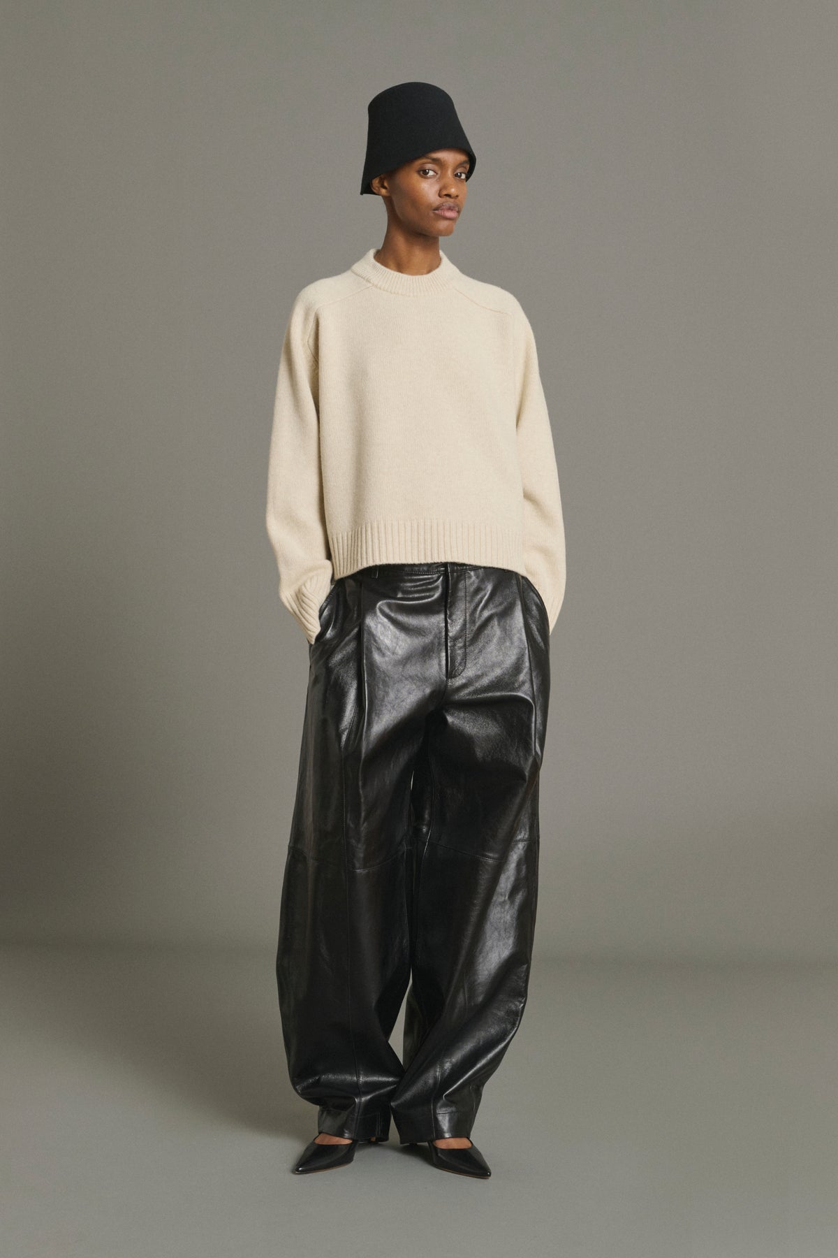 Pull Will - Écru Chiné - Laine Mérinos - Femme