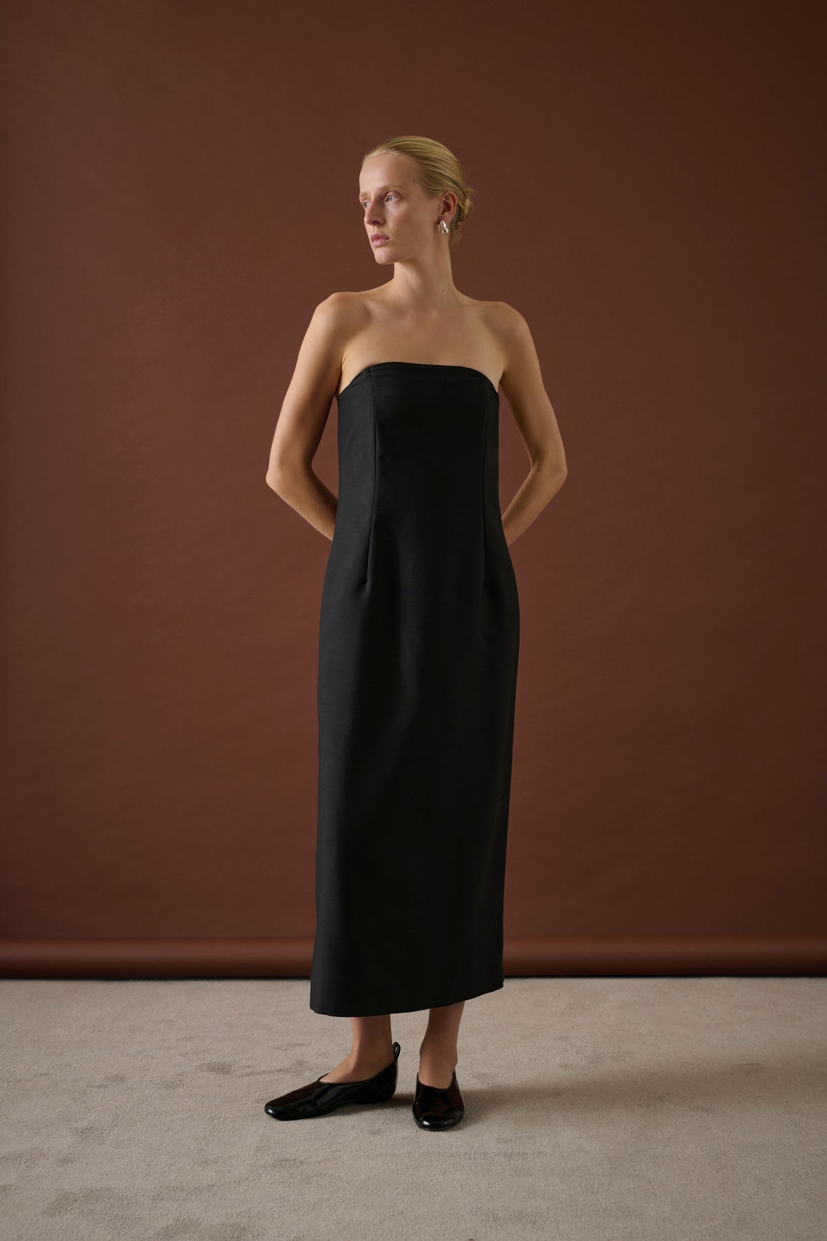 Vestido Nora - Negro - Lana - Mujer