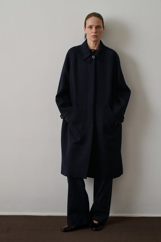 Manteau Franklin - Navy - Laine - Femme