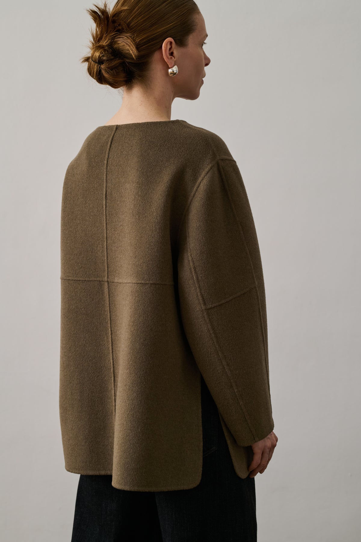 Valerianne Pullover - Beige/Grey - Wool - Women