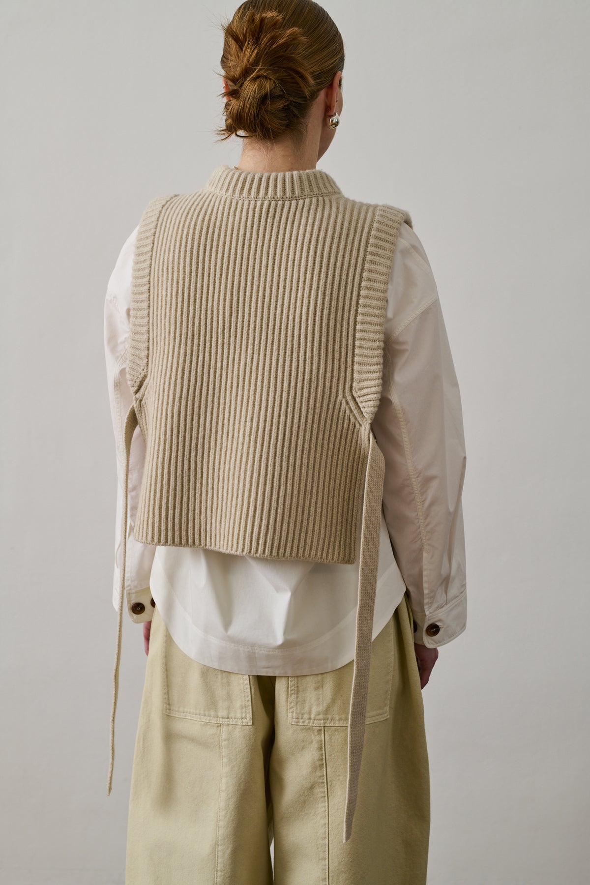 Firmus pullover - Ecru Marl - Wool - Women