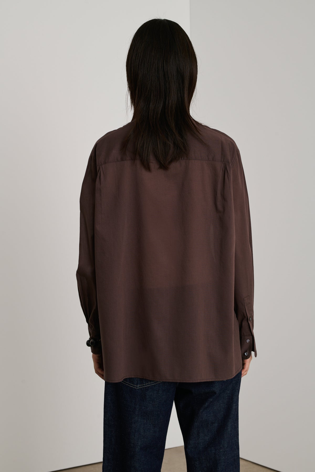 Eleanore Blouse - Brown - Cotton - Women vue 2