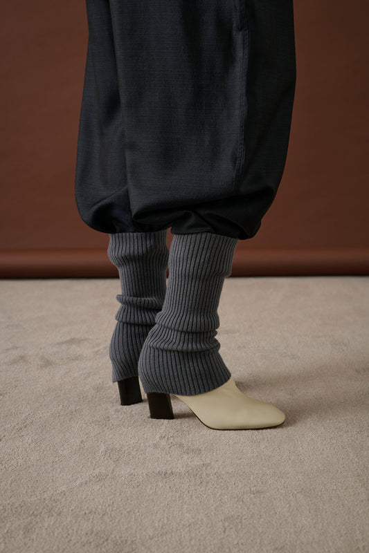 Martha gaiters - Dark Grey - Wool - Women
