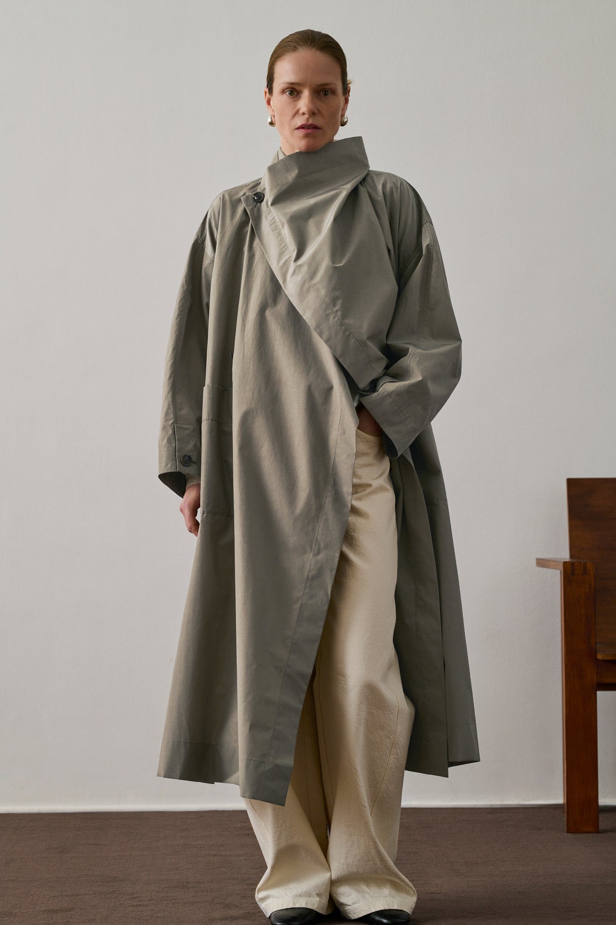 Trench Albatros - Gris - Femme vue 5