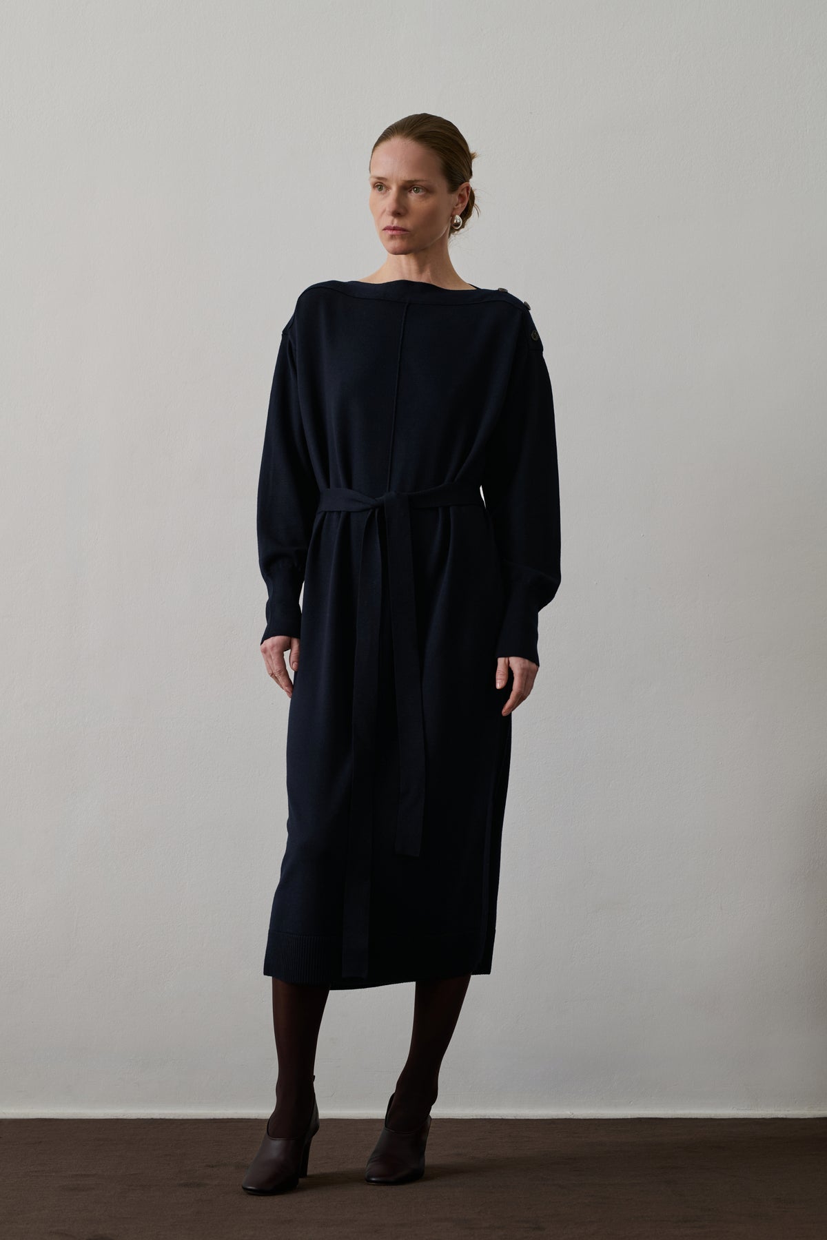Robe Clea - Navy - Laine - Femme