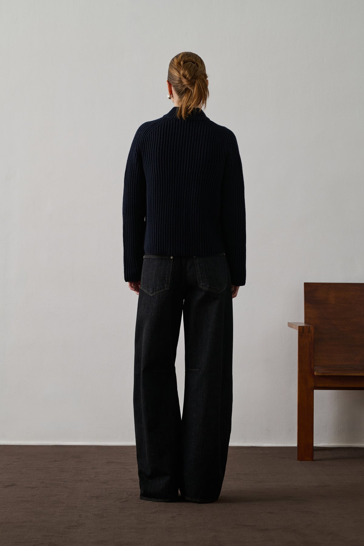 Cardigan Flaubert - Navy - Laine - Femme