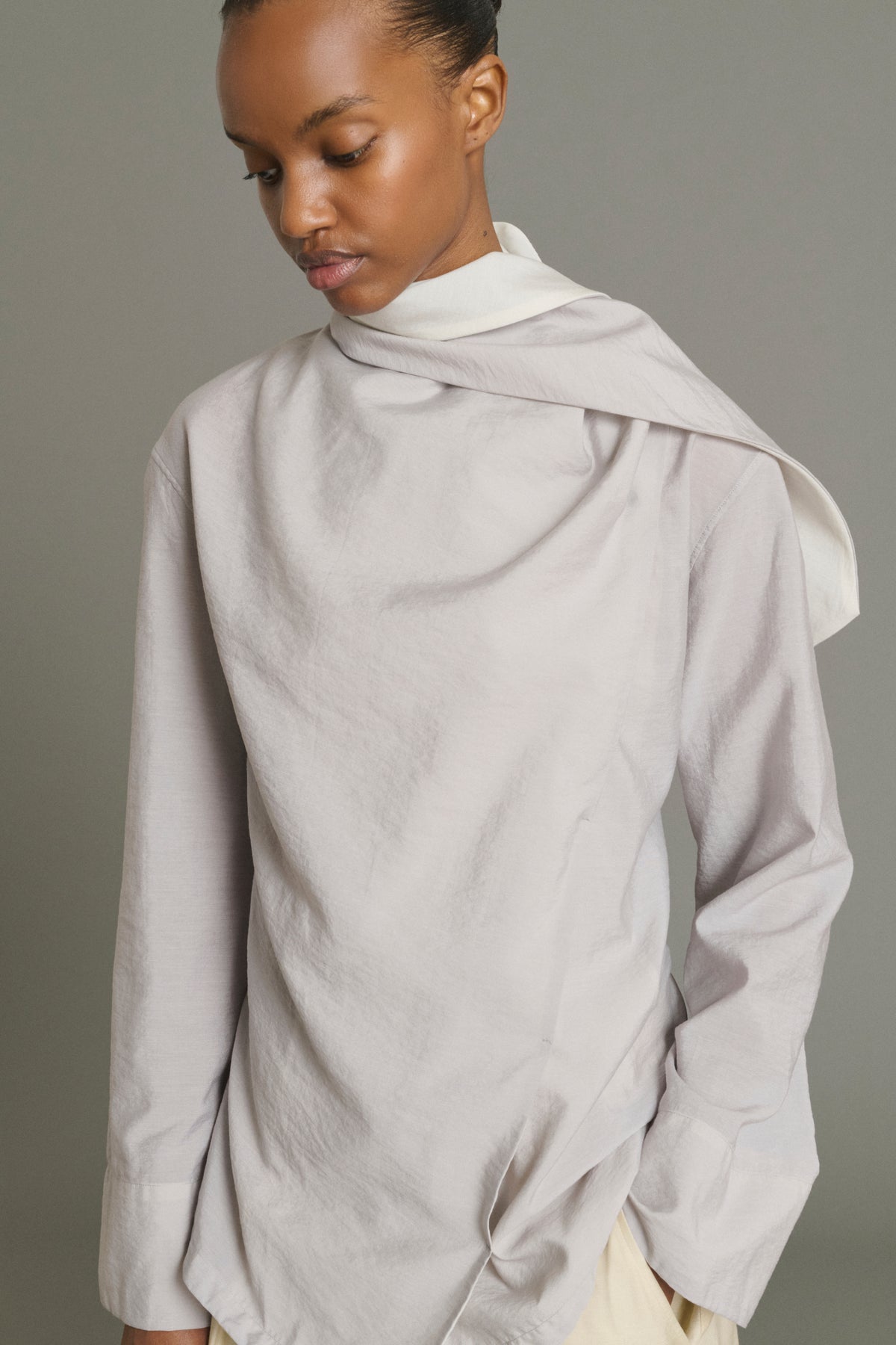 Blouse Leonore - Gris Parme - Femme vue 3