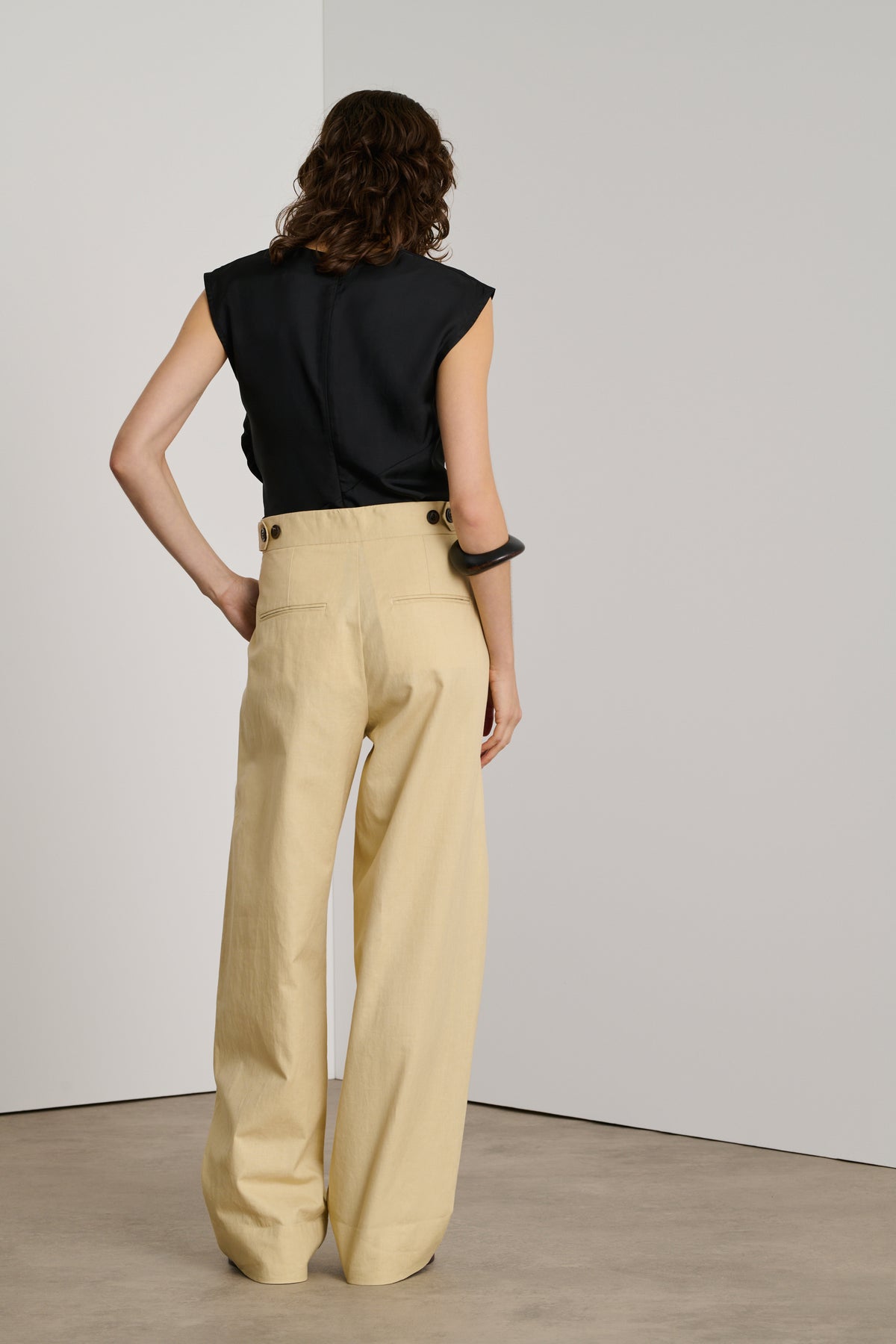 Wally trousers - Ecru - Women vue 3