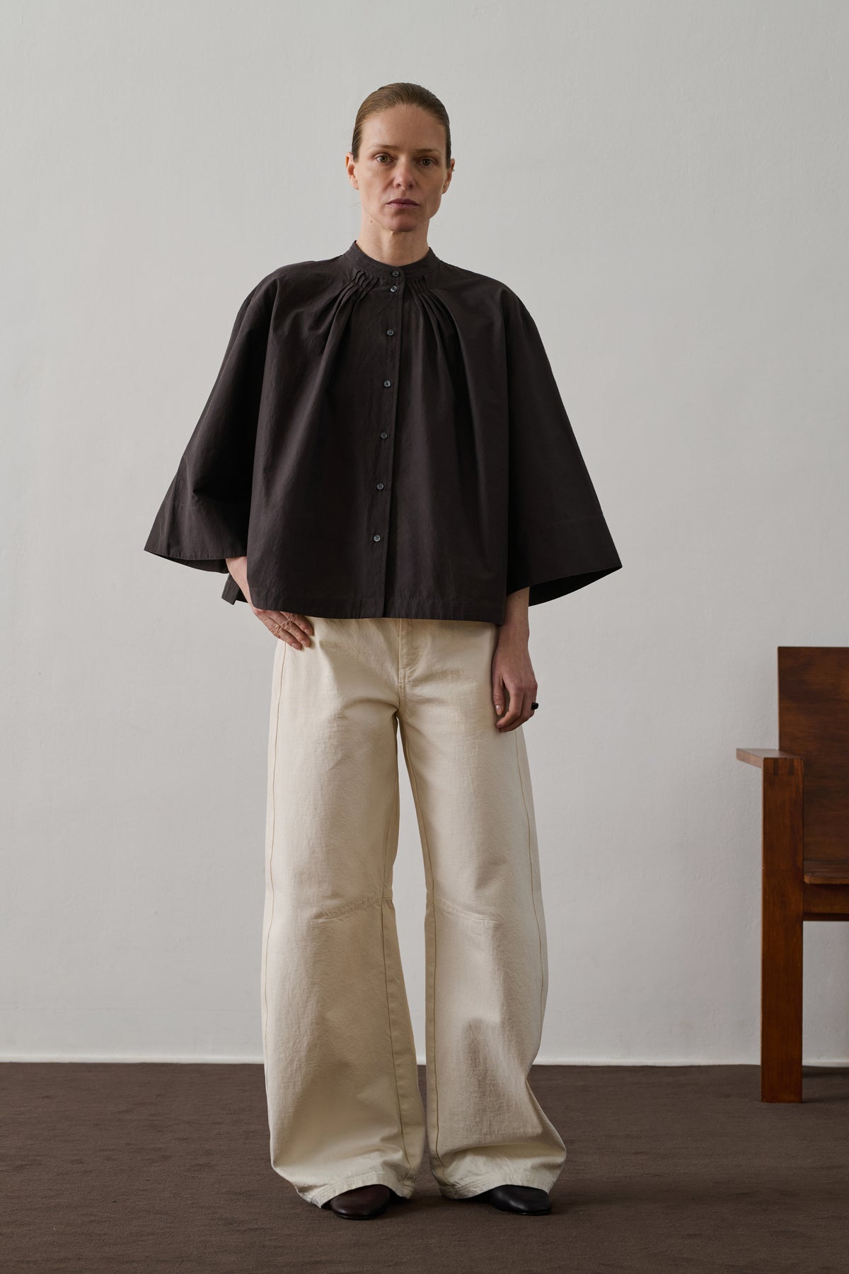 Blouse Bucarest - Café - Cotton - Women