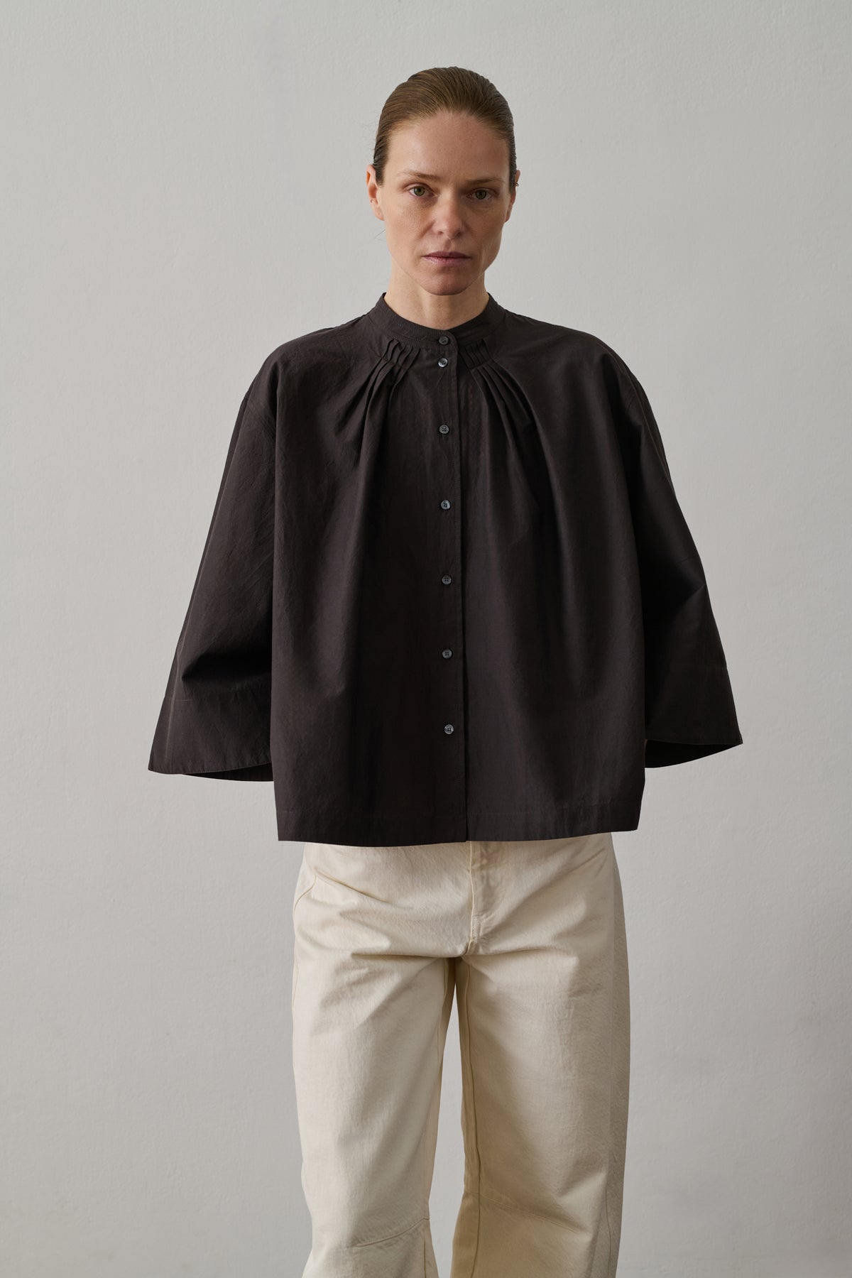 Blouse Bucarest - Café - Cotton - Women