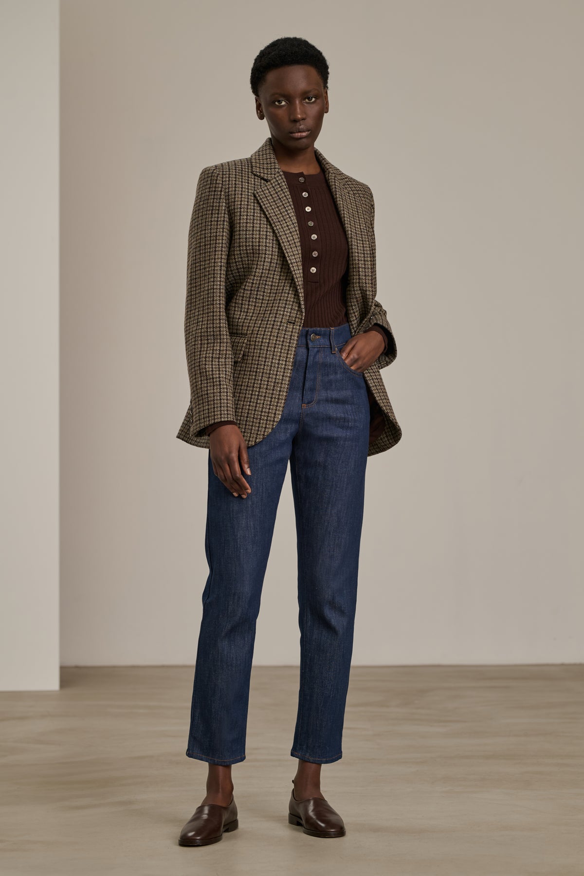 Vaqueros Barney - Denim bruto - Femme