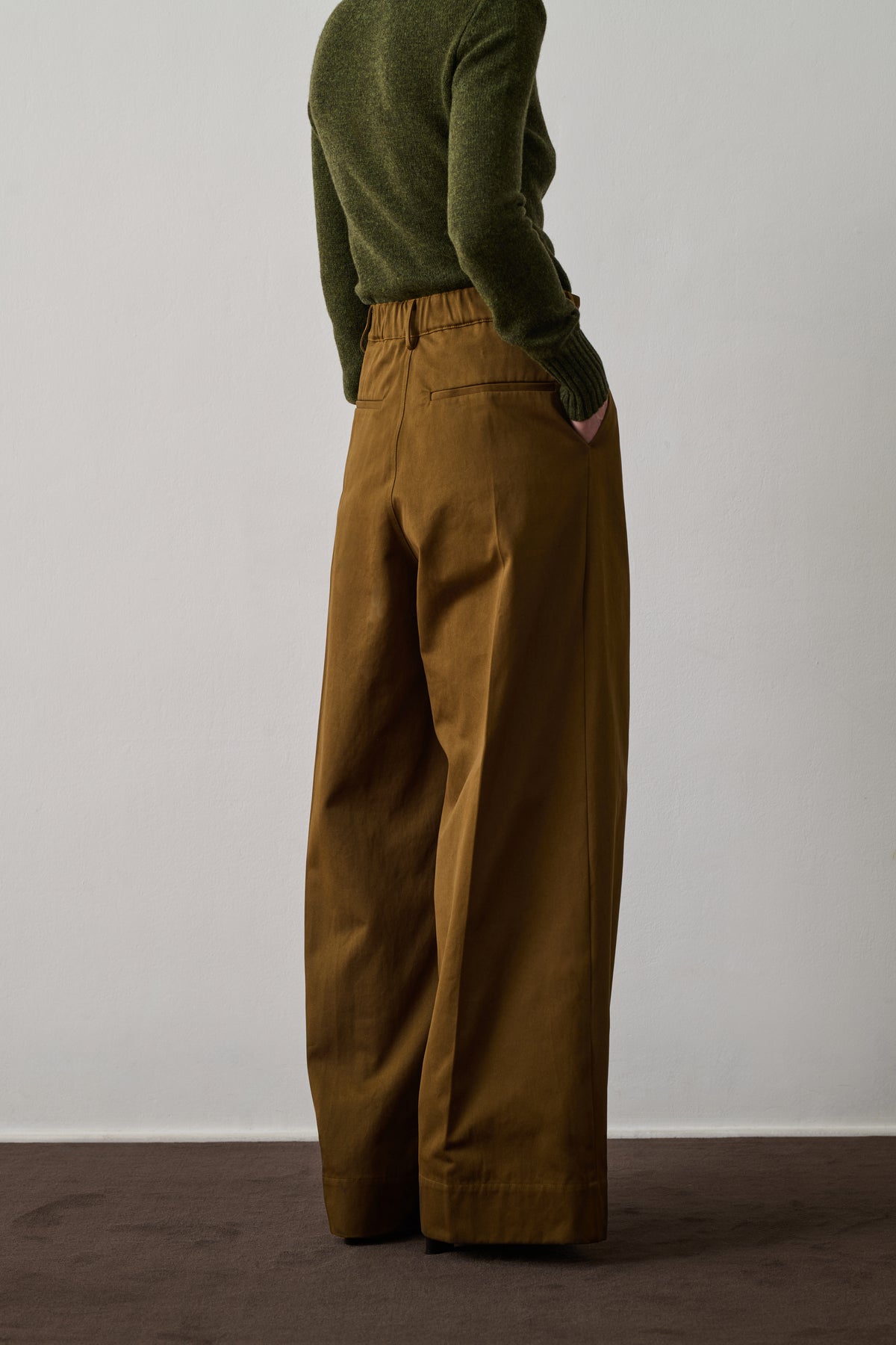 Pantalón Frejus - Caqui/Bronce - Algodón - Mujer