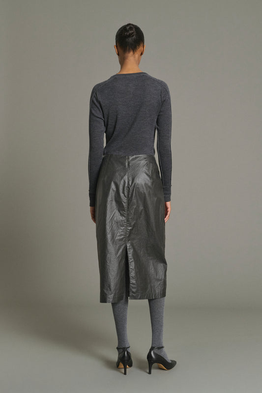 Jupe Flavia - Marron Foncé - Coton - Femme