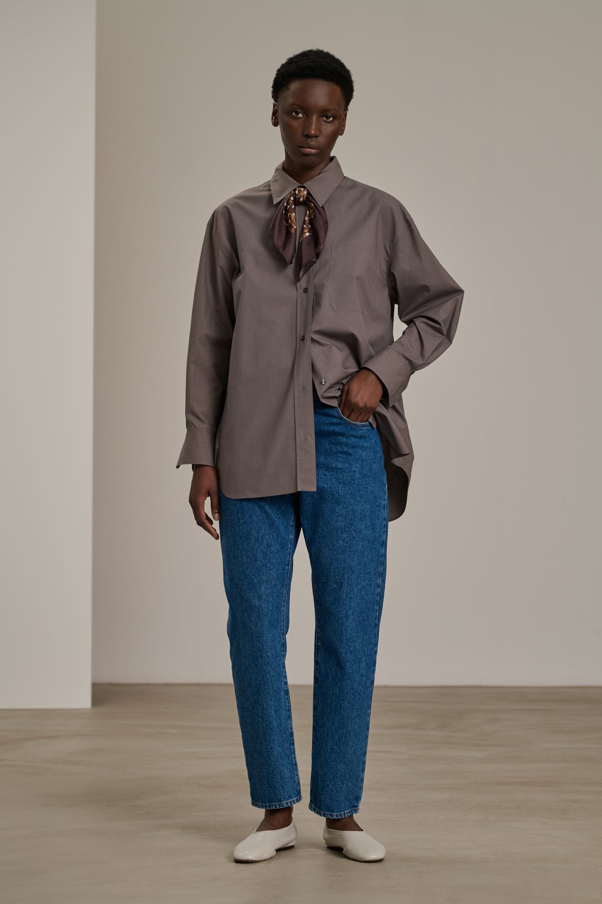 Vaqueros Barney - Denim Azul Lavado - Algodón - Femme