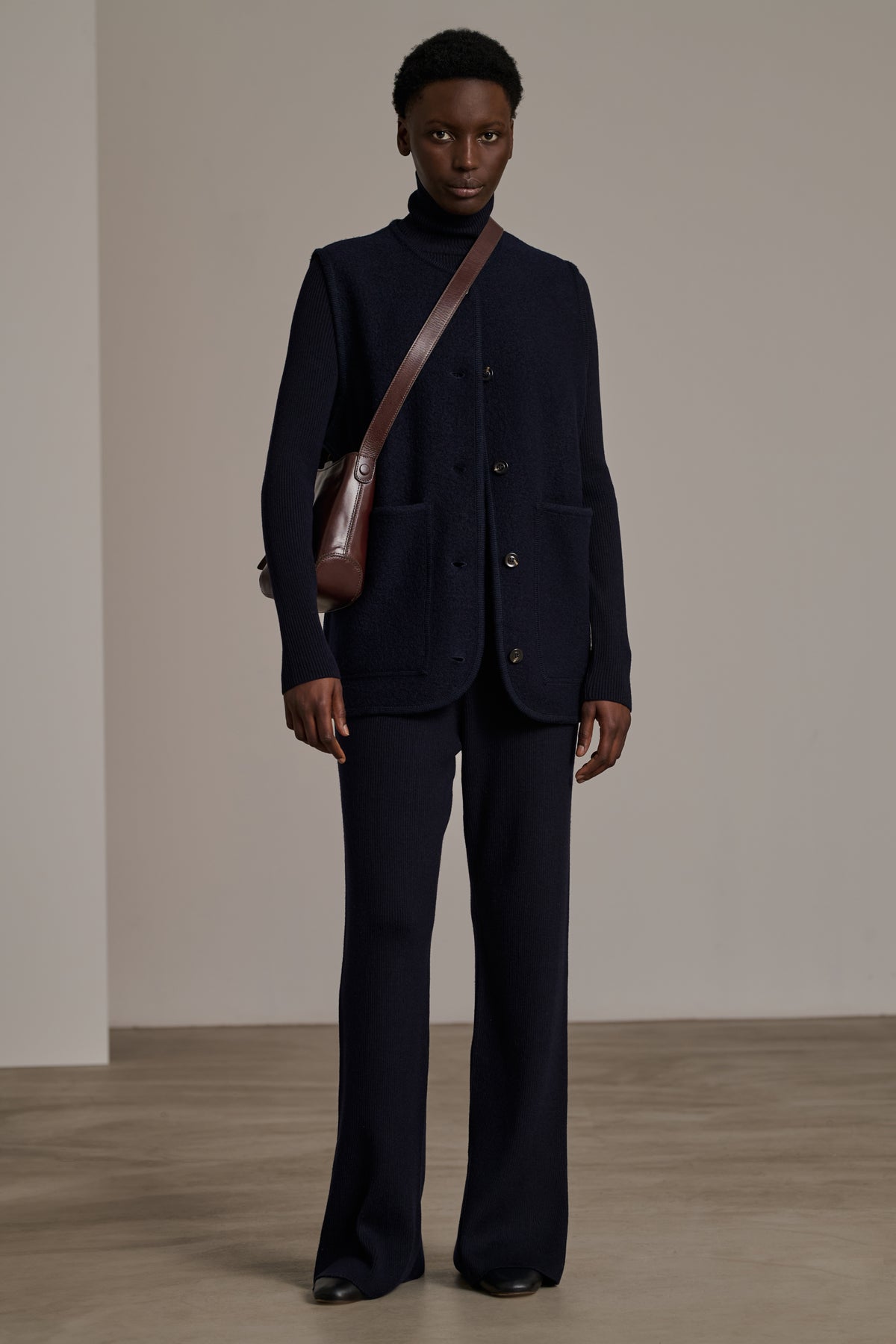 Pantalon Victoria - Navy - Laine - Femme