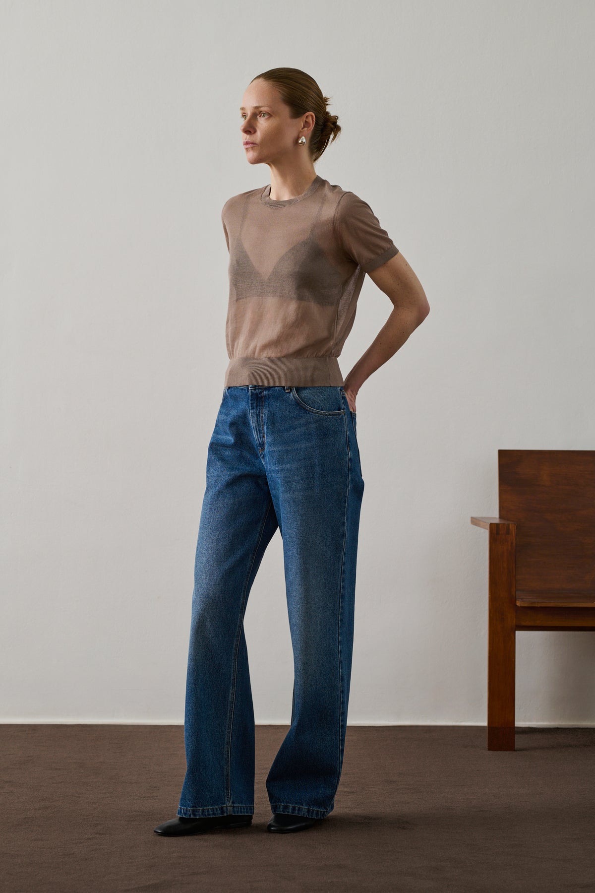 Dua pullover - Taupe - Cotton - Women