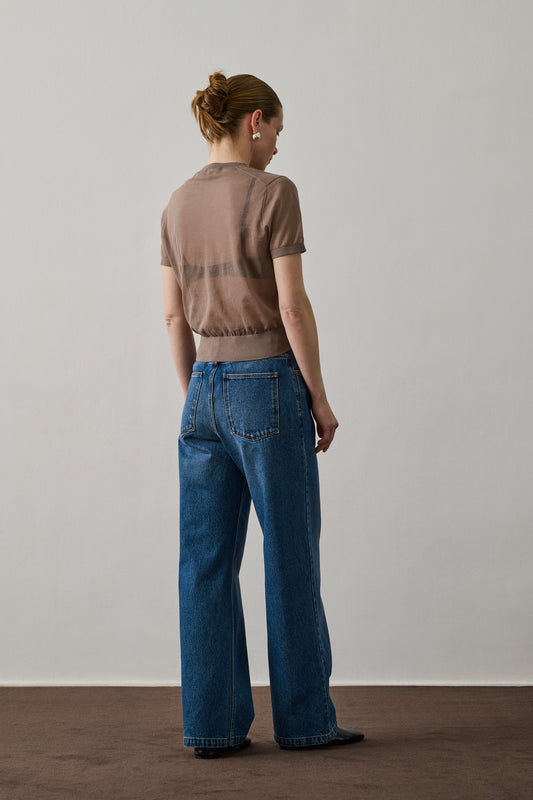 Dua pullover - Taupe - Cotton - Women