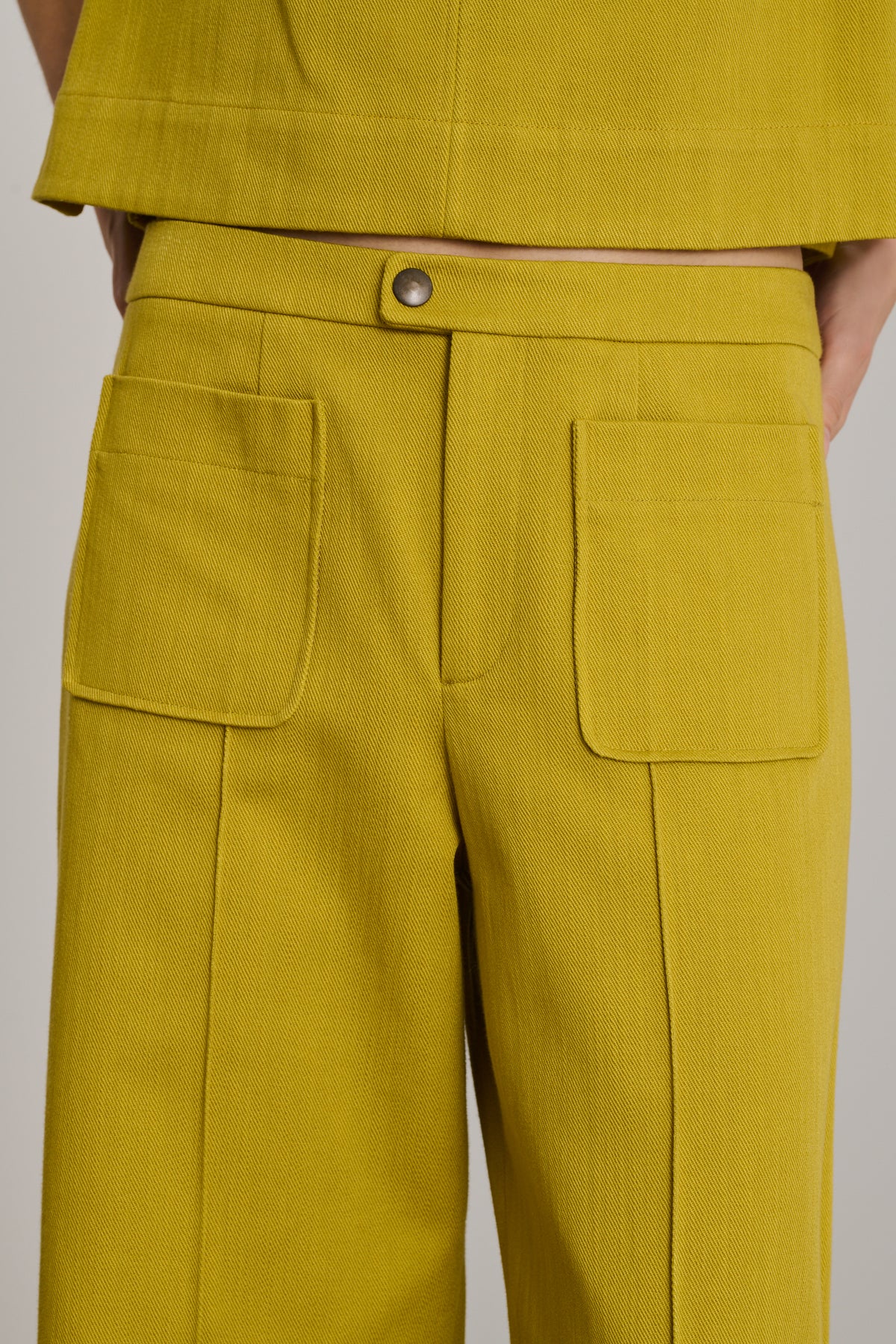 Harry trousers - Golden Yellow - Cotton - Women vue 4