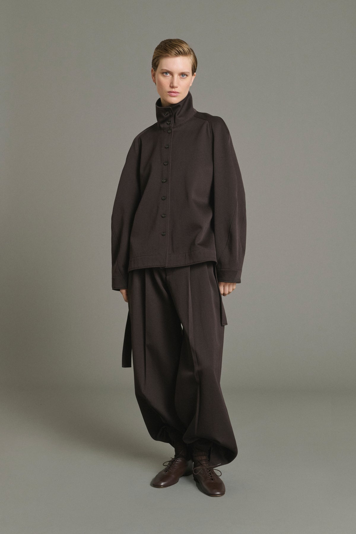Veste Geode - Ébène - Laine - Femme vue 1