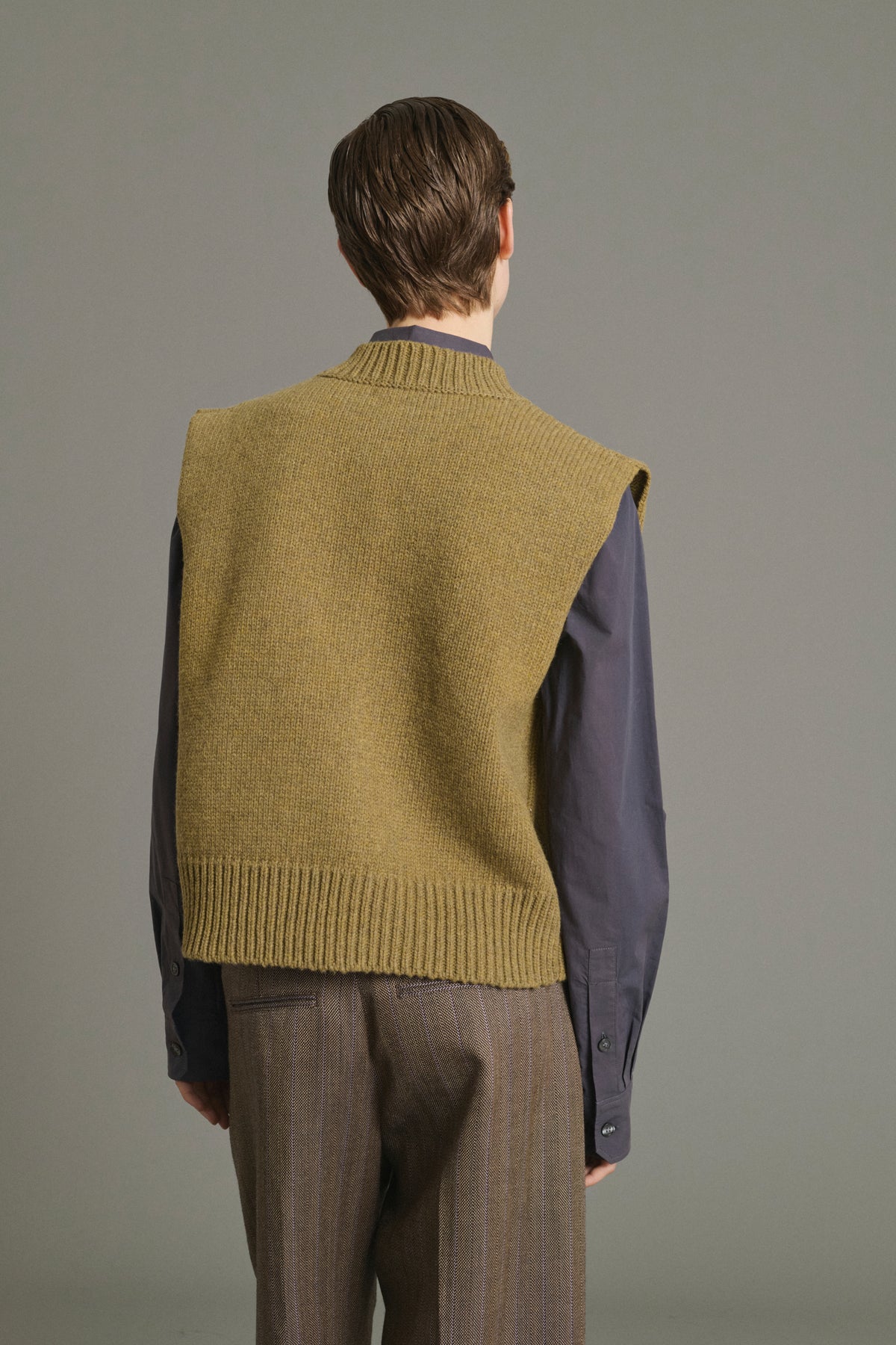 Cardigan Kalyanee - Tilleul - Laine - Femme vue 4