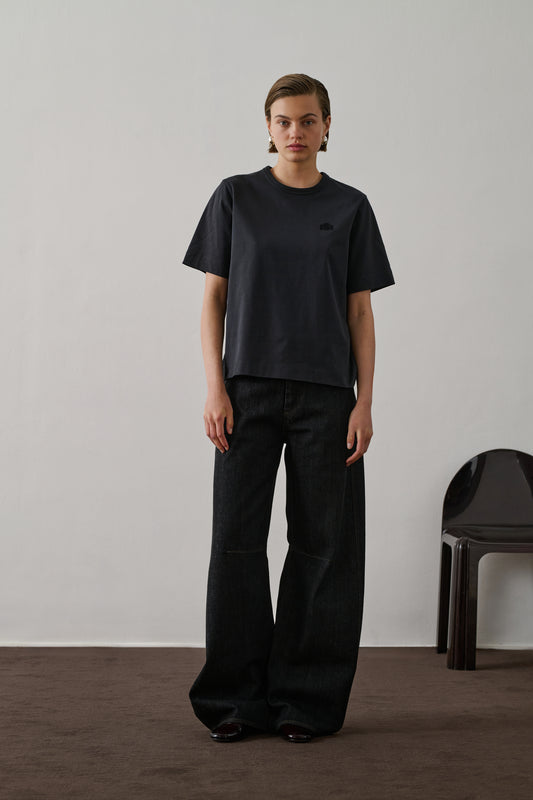 Eileen t-shirt - Dark Navy - Cotton - Women
