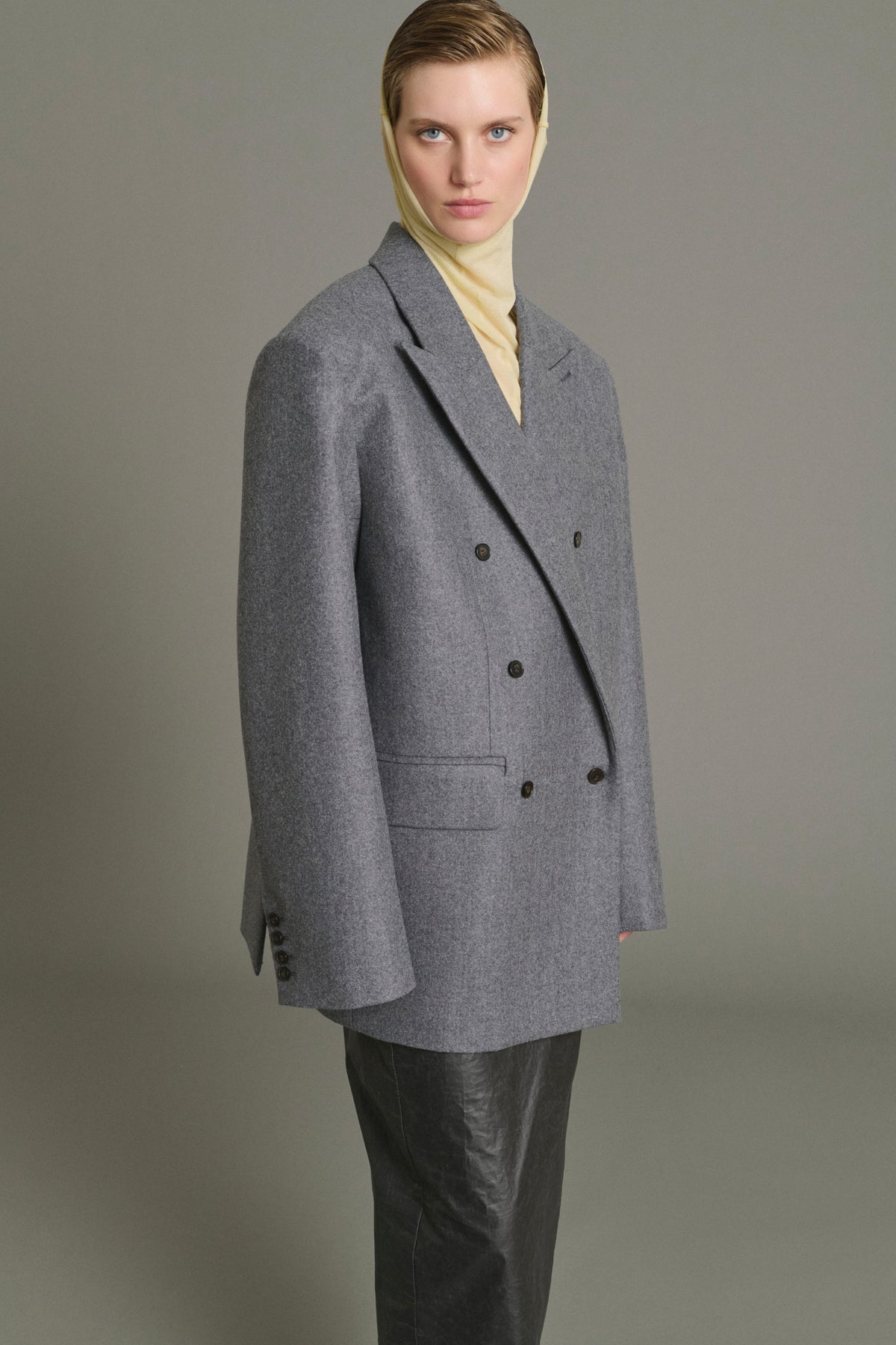 Veste Helga - Gris Chiné - Laine - Femme vue 1