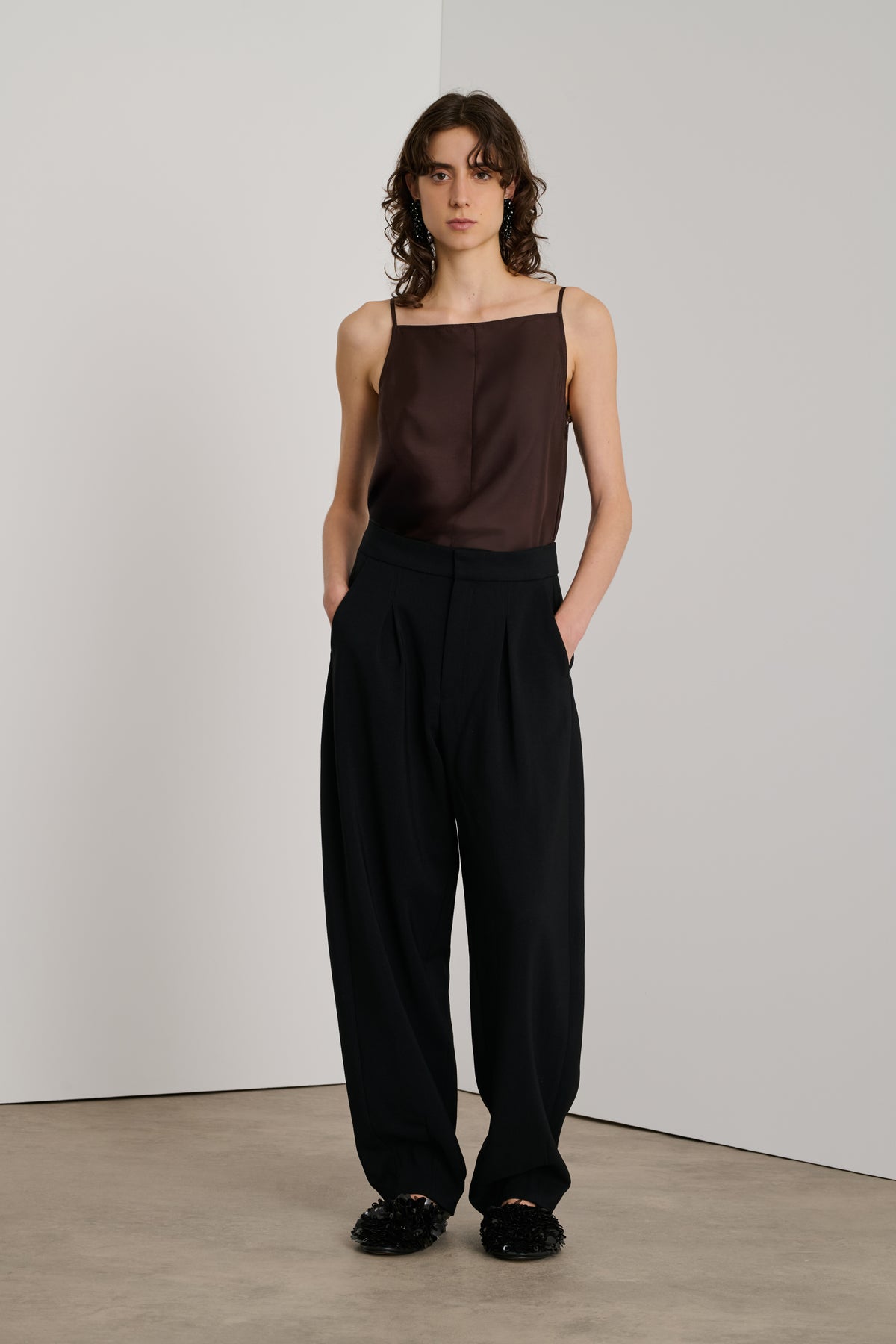 Robe Gigi - Prune - Soie - Femme vue 4