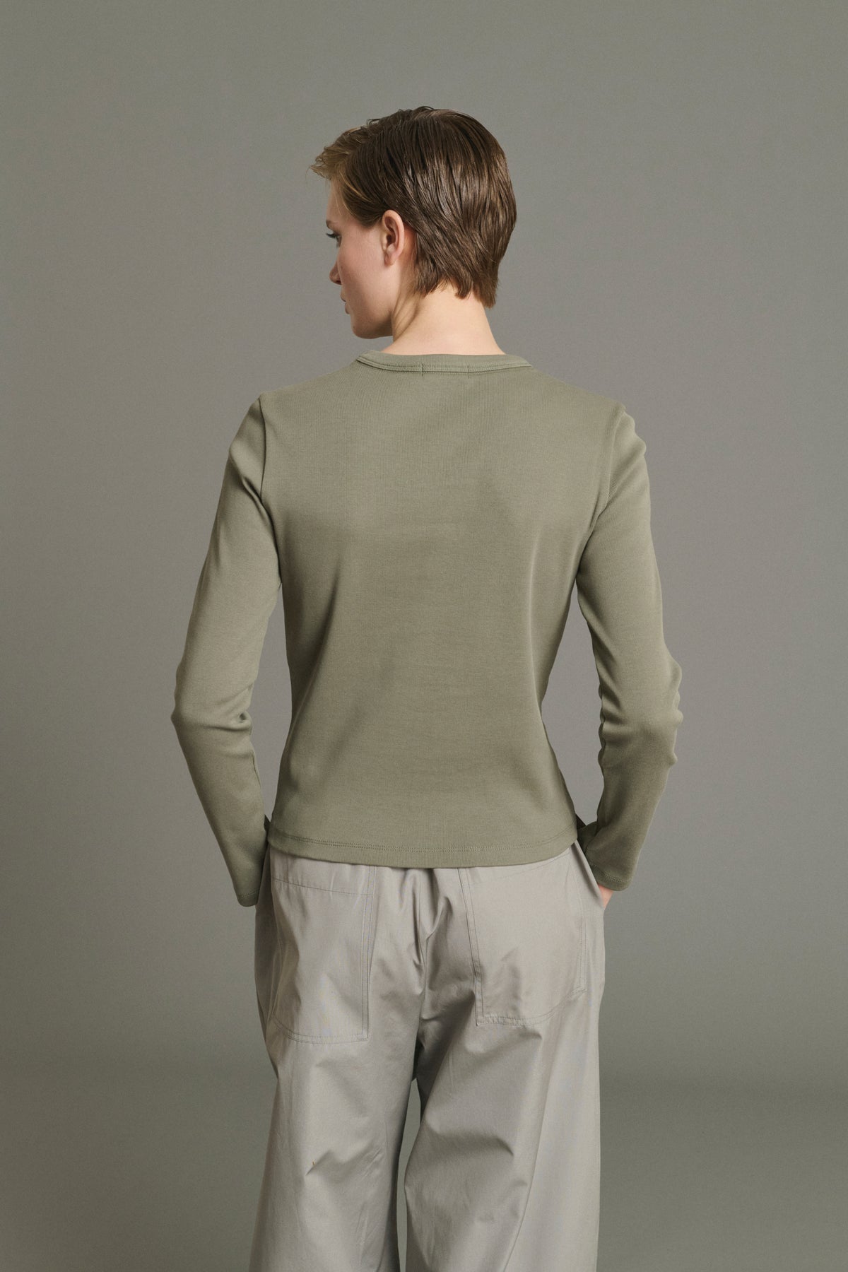 TEE-SHIRT FLAVIE VERT DE GRIS