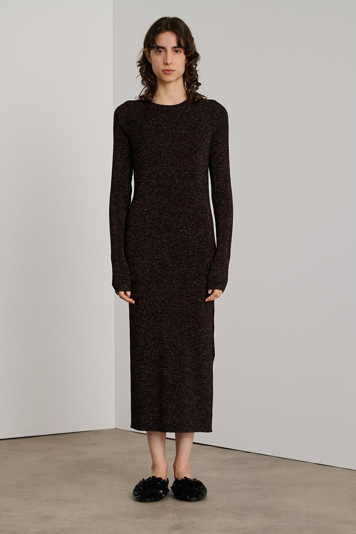 Helen dress - Black/Caramel - Women vue 4