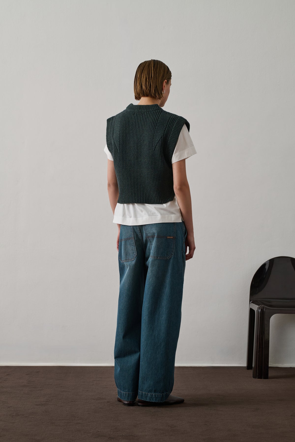 Pullover Alky - Forest Green - Wool - Women vue 2