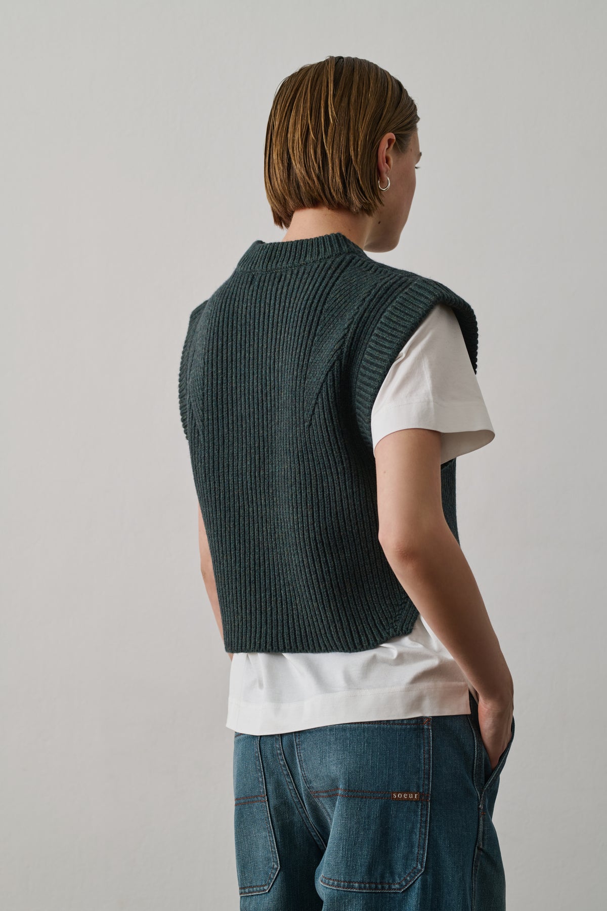 Pullover Alky - Forest Green - Wool - Women