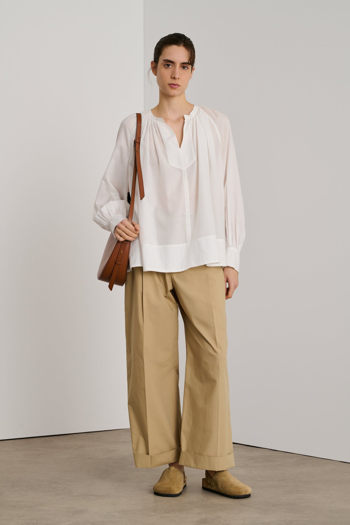 Blusa Sierra - Crudo - Algodón - Mujer