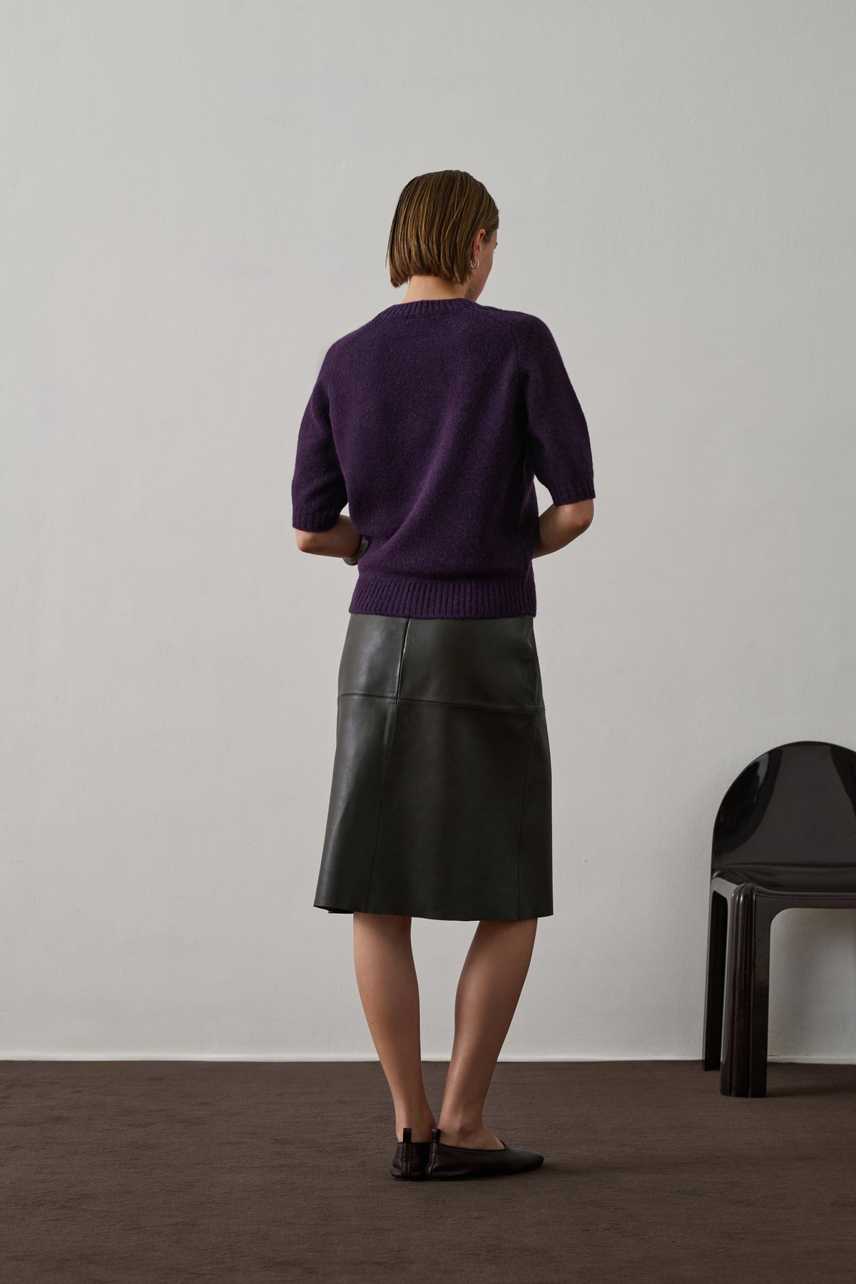 Pull Betina - Violet - Femme vue 3