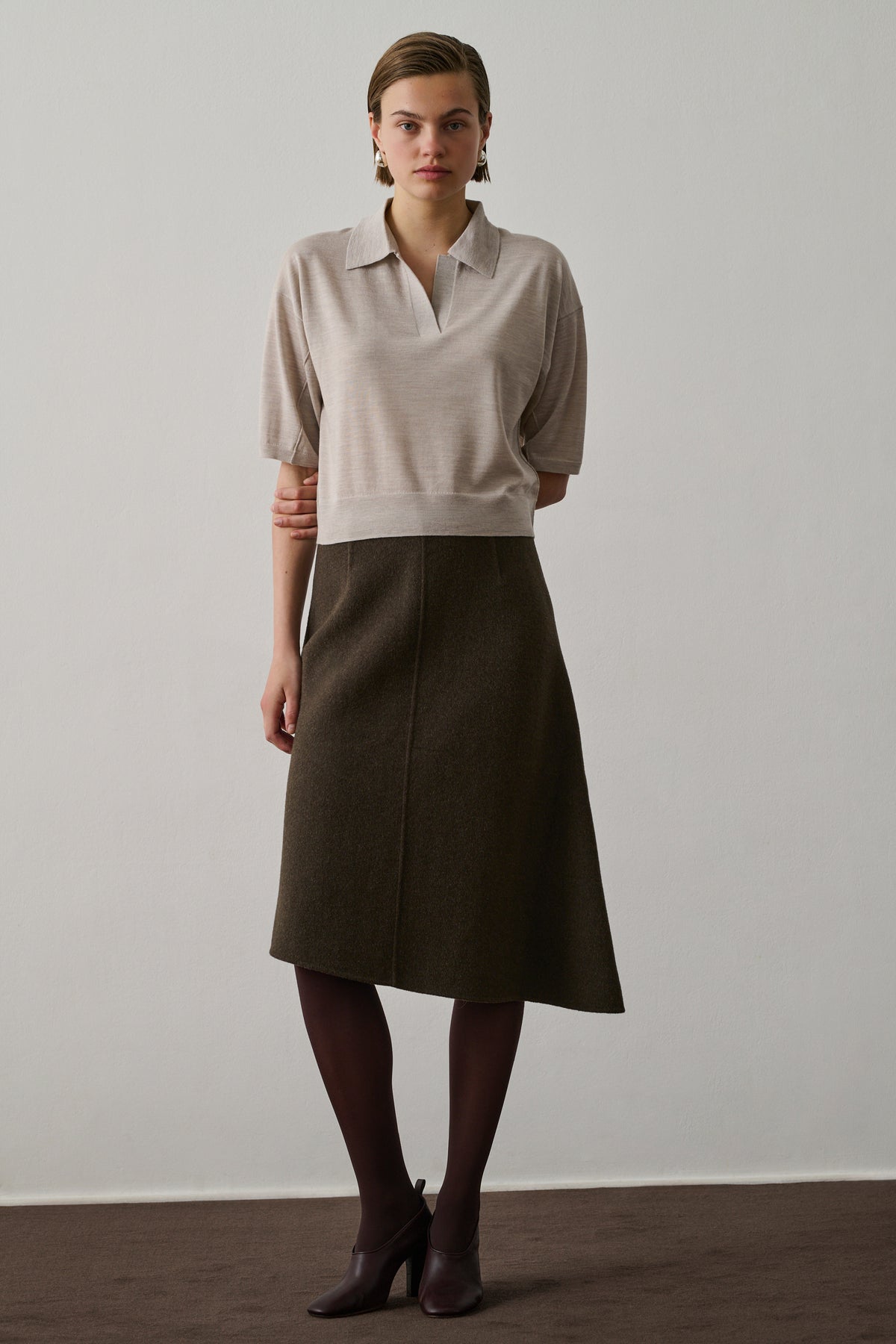 Polo Elton - Blanc Cassé - Laine - Femme