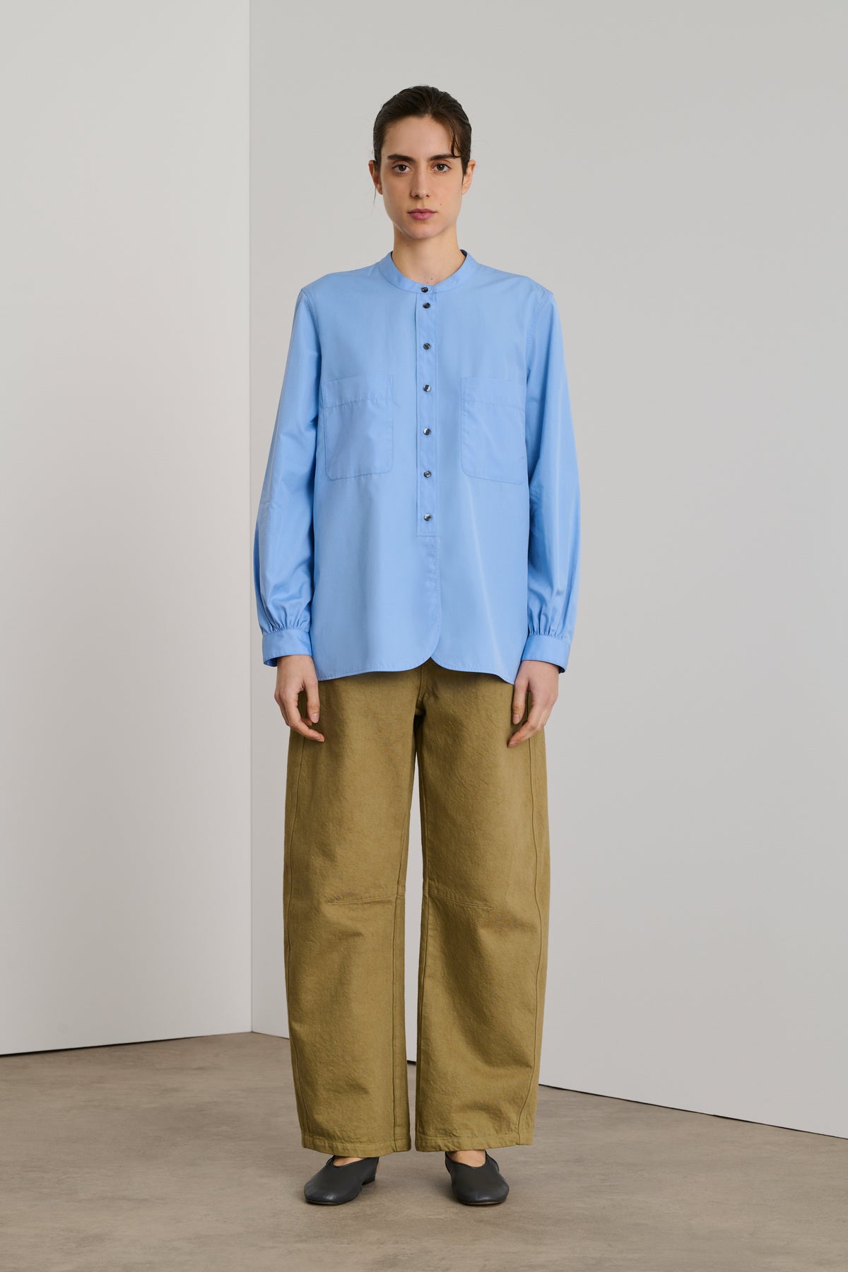 Camisa Laurette - Azul - Algodón - Mujer