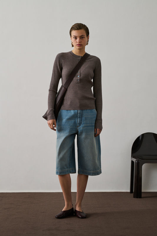 Polo Buffalo - Castaño - Lana - Mujer